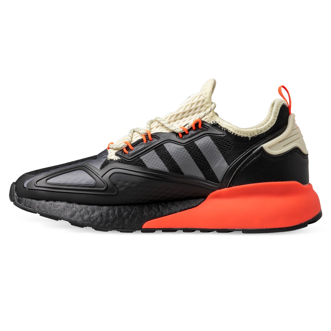 ファビュラス adidas Originals ZX 2K BOOST Core Black/Grey Five/Solar Red