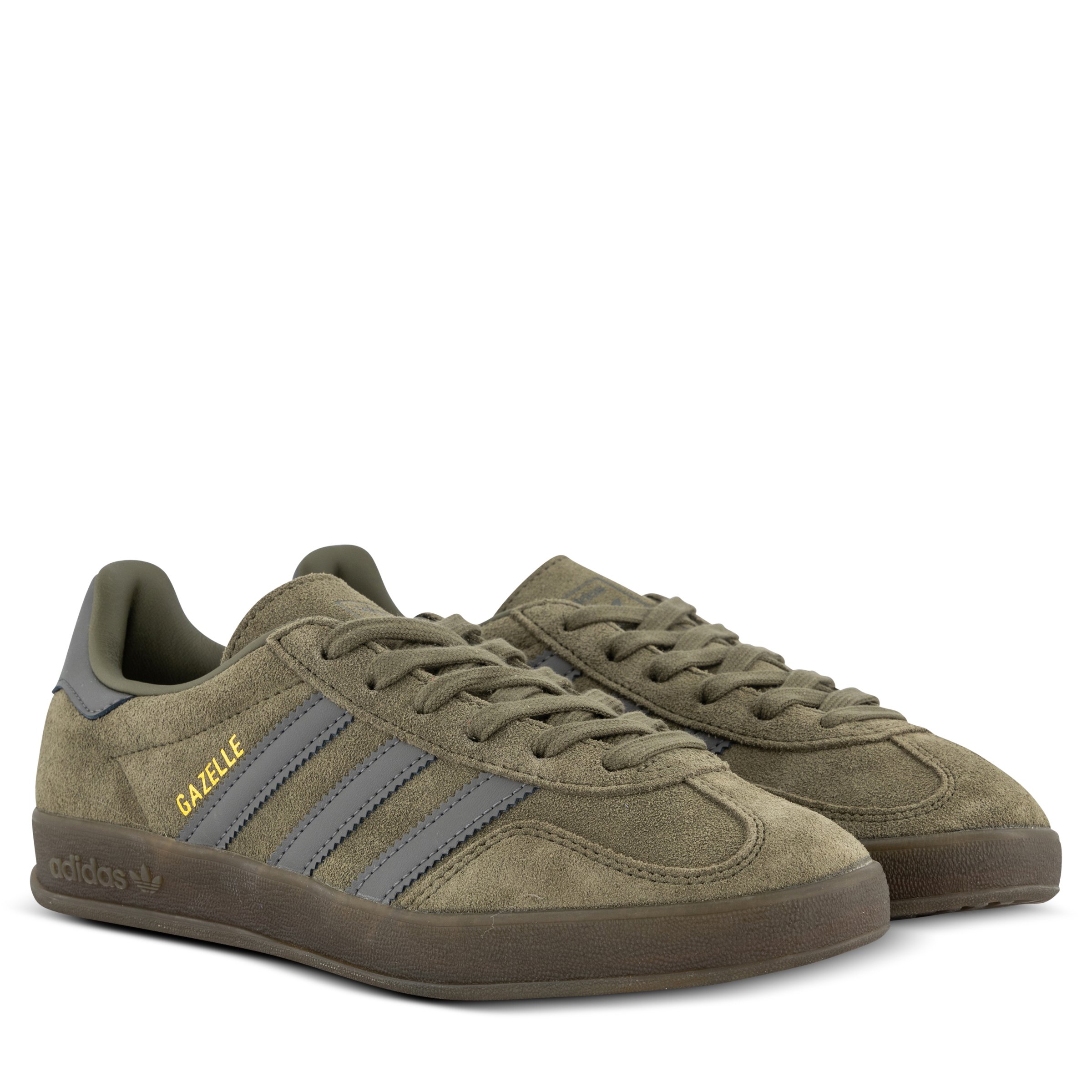 adidas Originals Gazelle Indoor Olive Strata/Silver Pebble/Gum5 | Hype DC