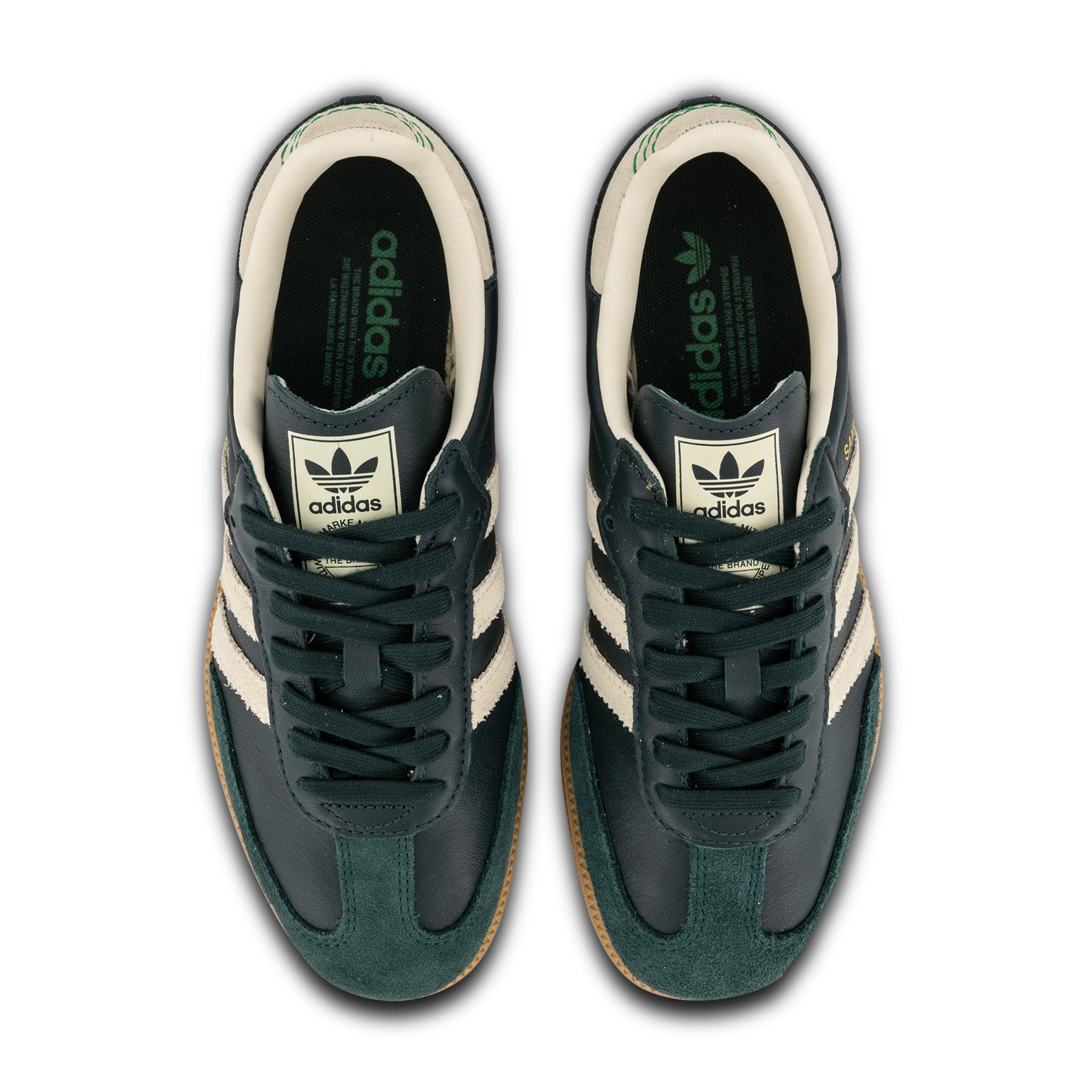 adidas Originals Samba OG Shadow Green Cream White Gold Met. Hype DC