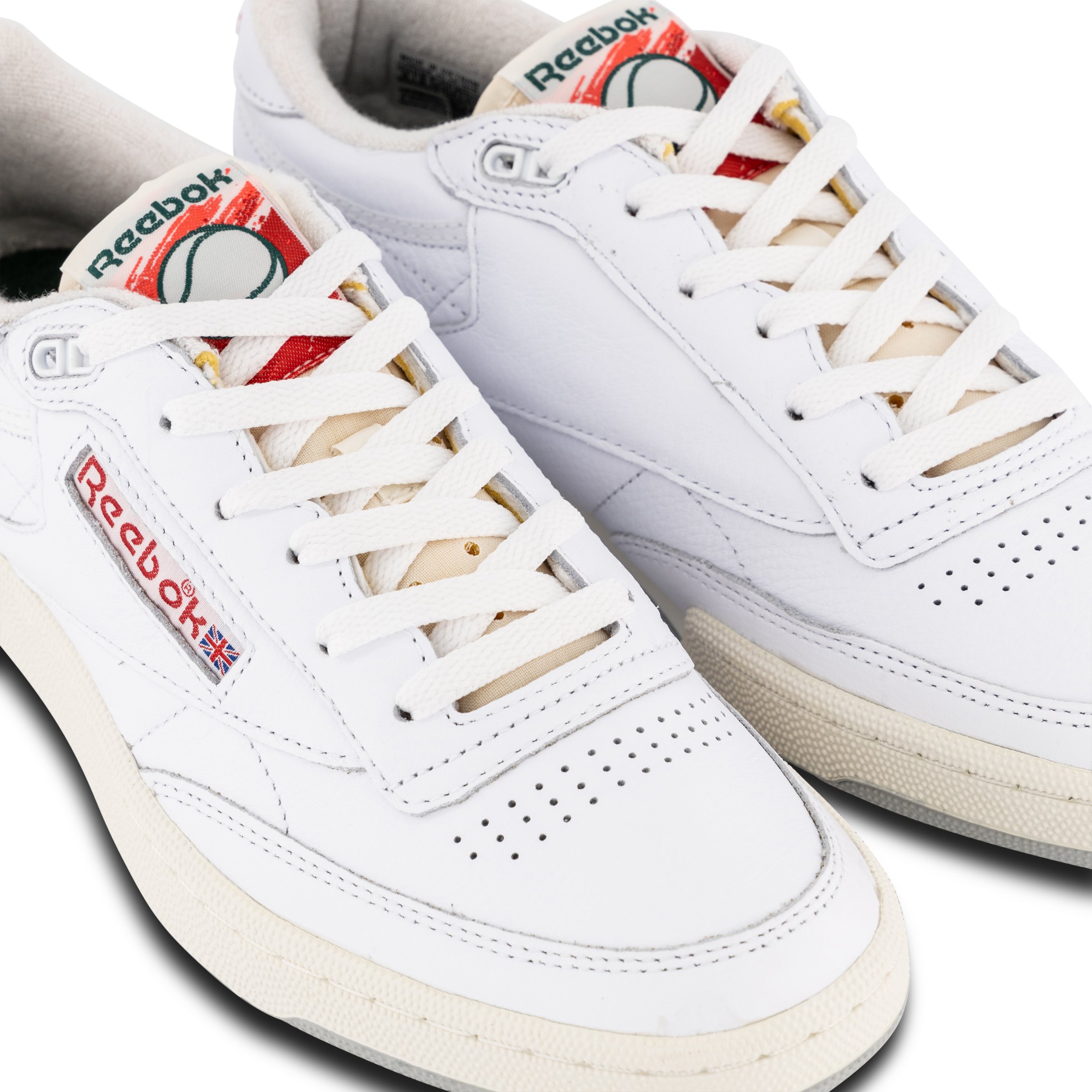 Reebok club c 85 chalk meteor red 2025
