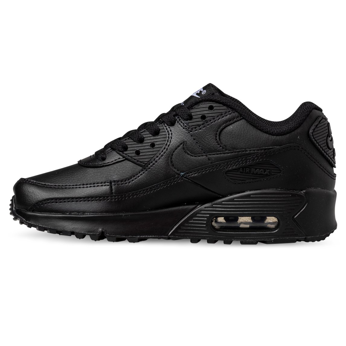 Nike air max 90 hotsell black and white junior