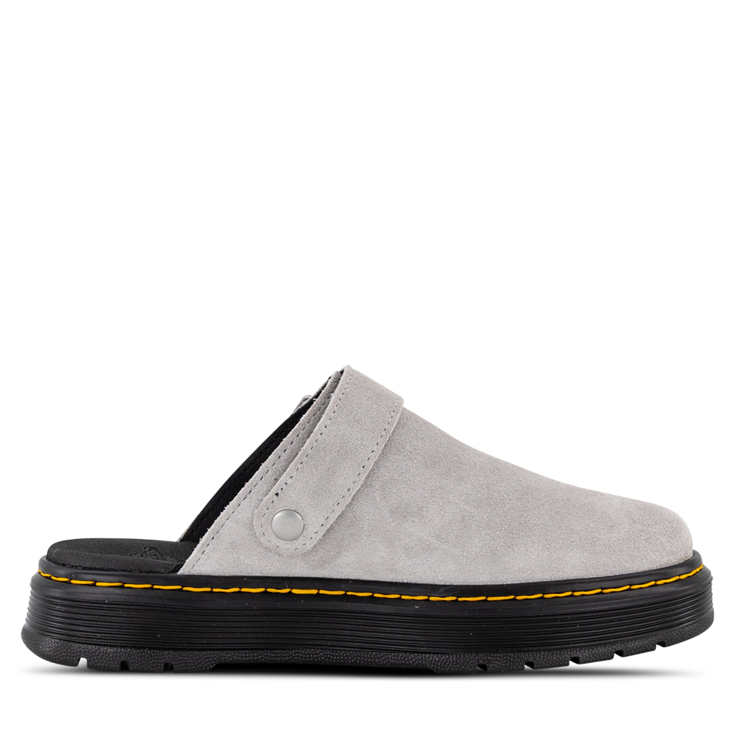 (Dr.Martens) Brookline Mule ★ GREY Dr Martens Brookline Suede Mist Grey Bronx Suede | Hype DC