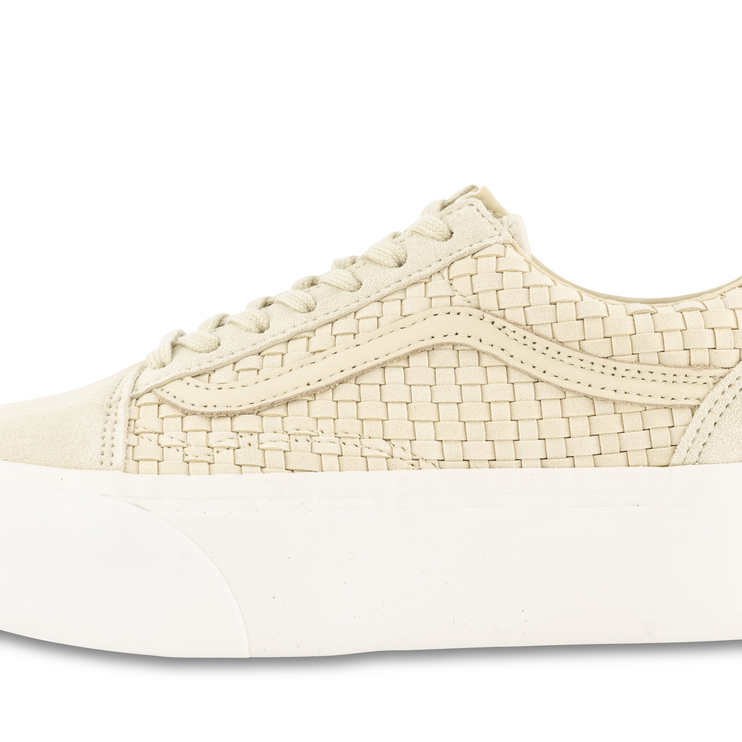 Vans old skool outlet platform leather snake white