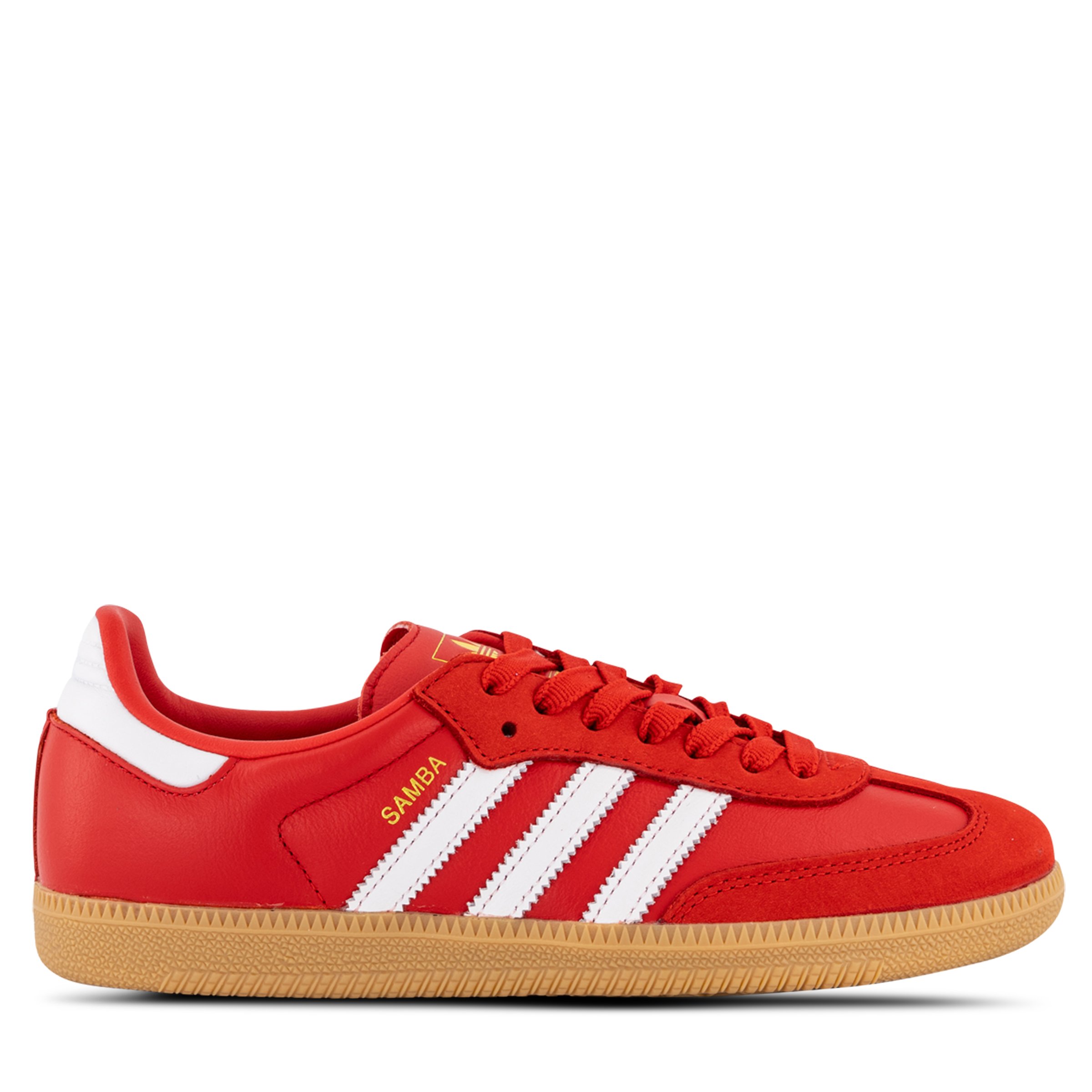 adidas Originals Samba OG Womens Better Scarlet Cloud White Gold Metallic Hype DC