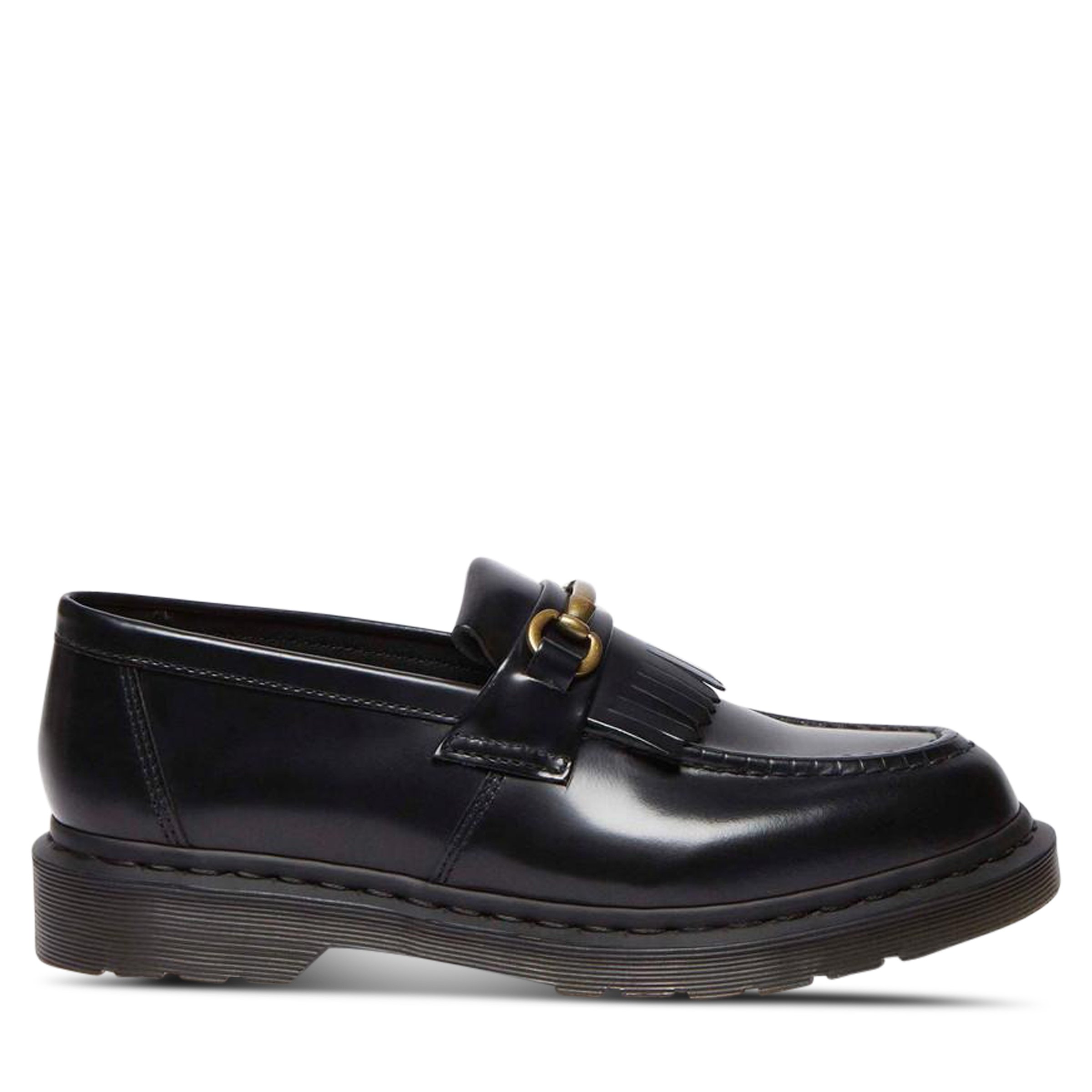 Dr Martens Adrian Snaffle Loafer Black Polished Smooth Hype DC
