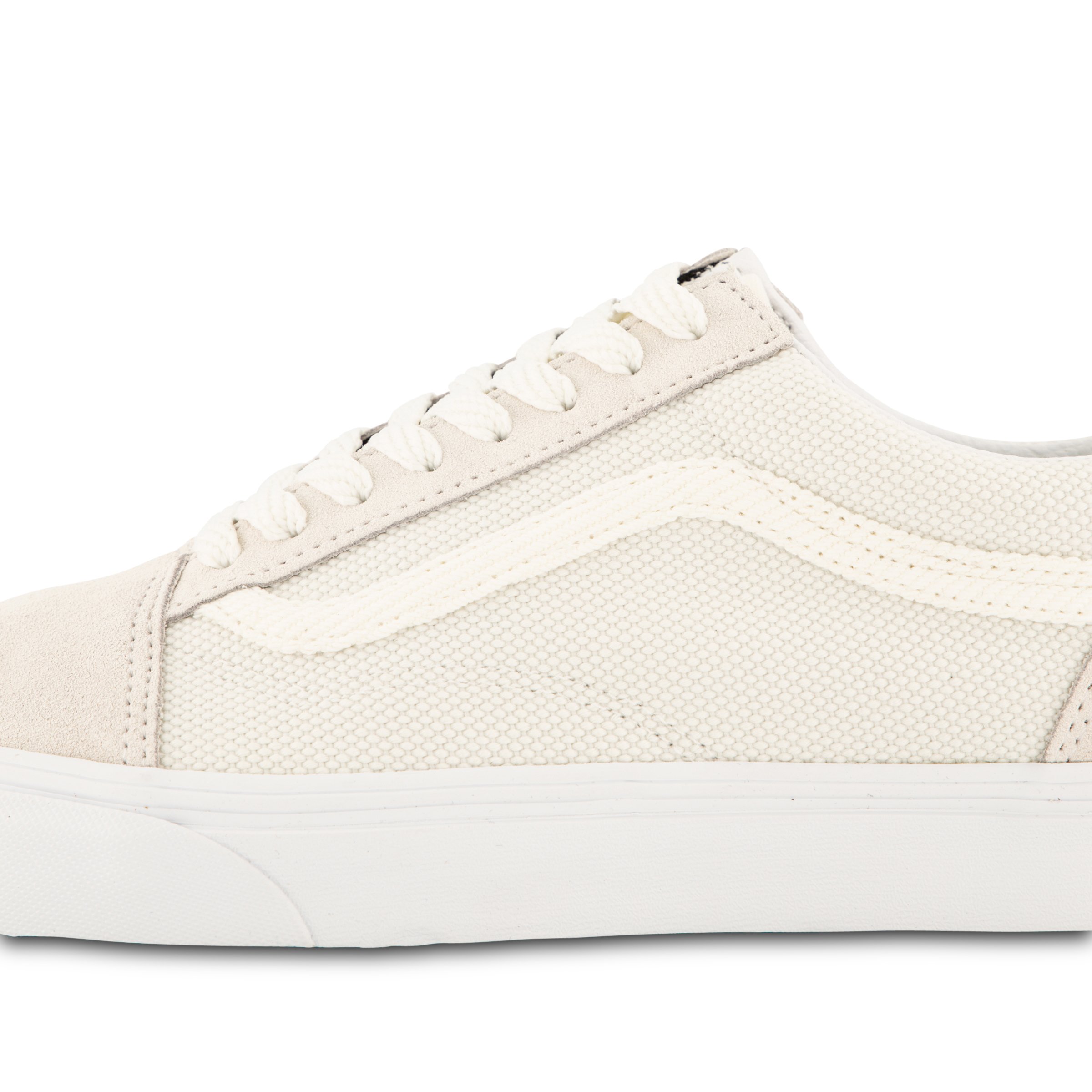 Vans old skool woven check marshmallow hotsell