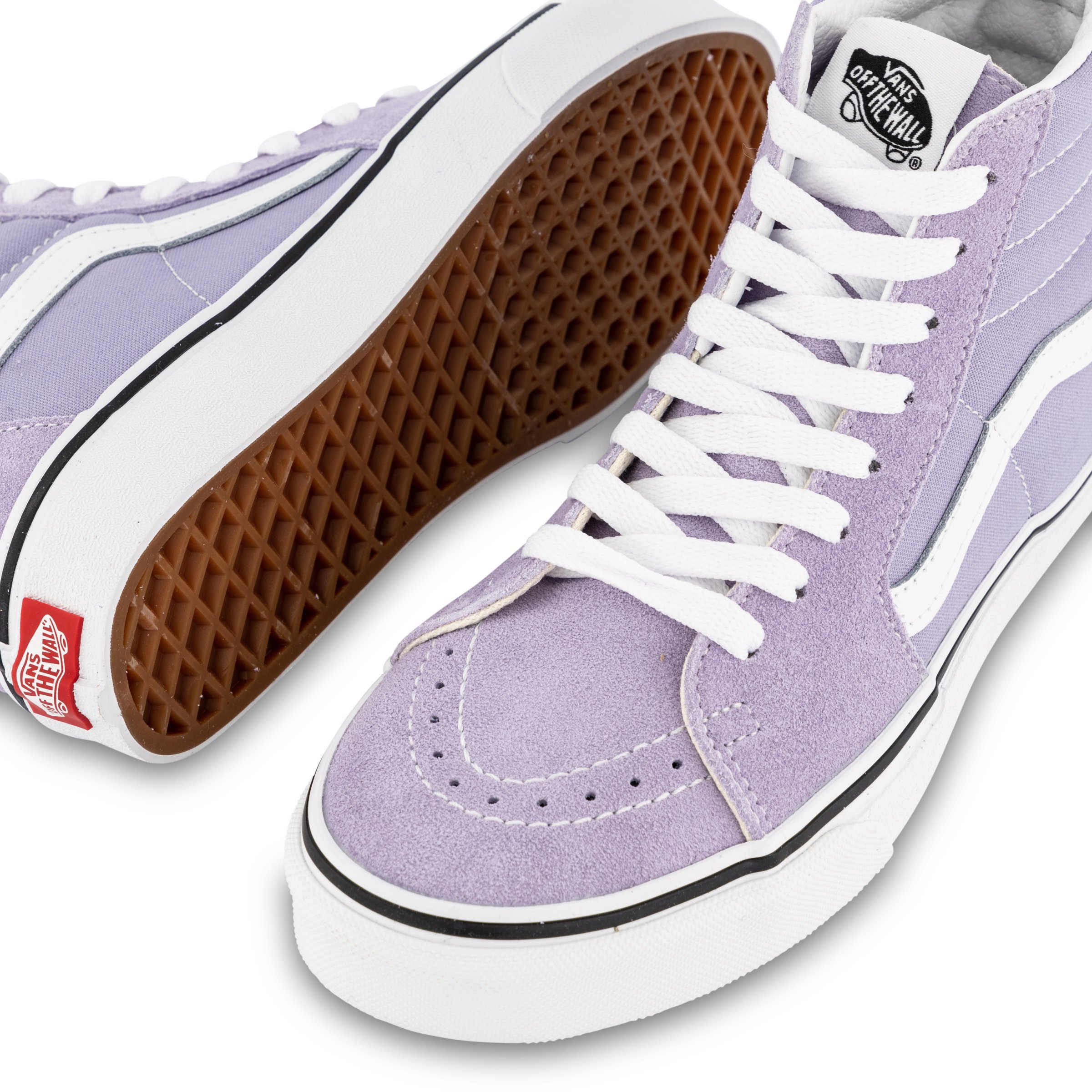 Lavender vans sk8 hi best sale