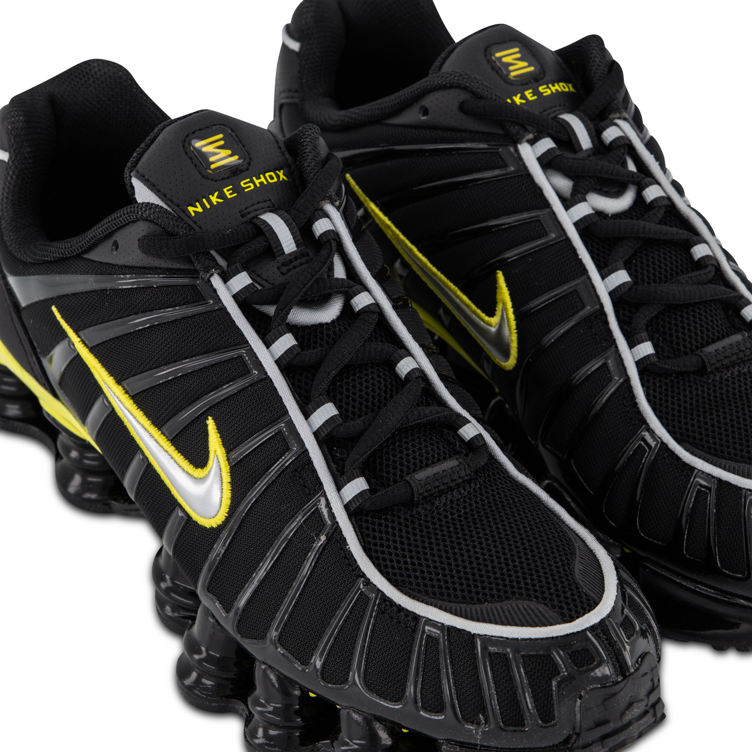 Nike Shox TL Black/Metallic Silver/Dynamic Yellow | Hype DC