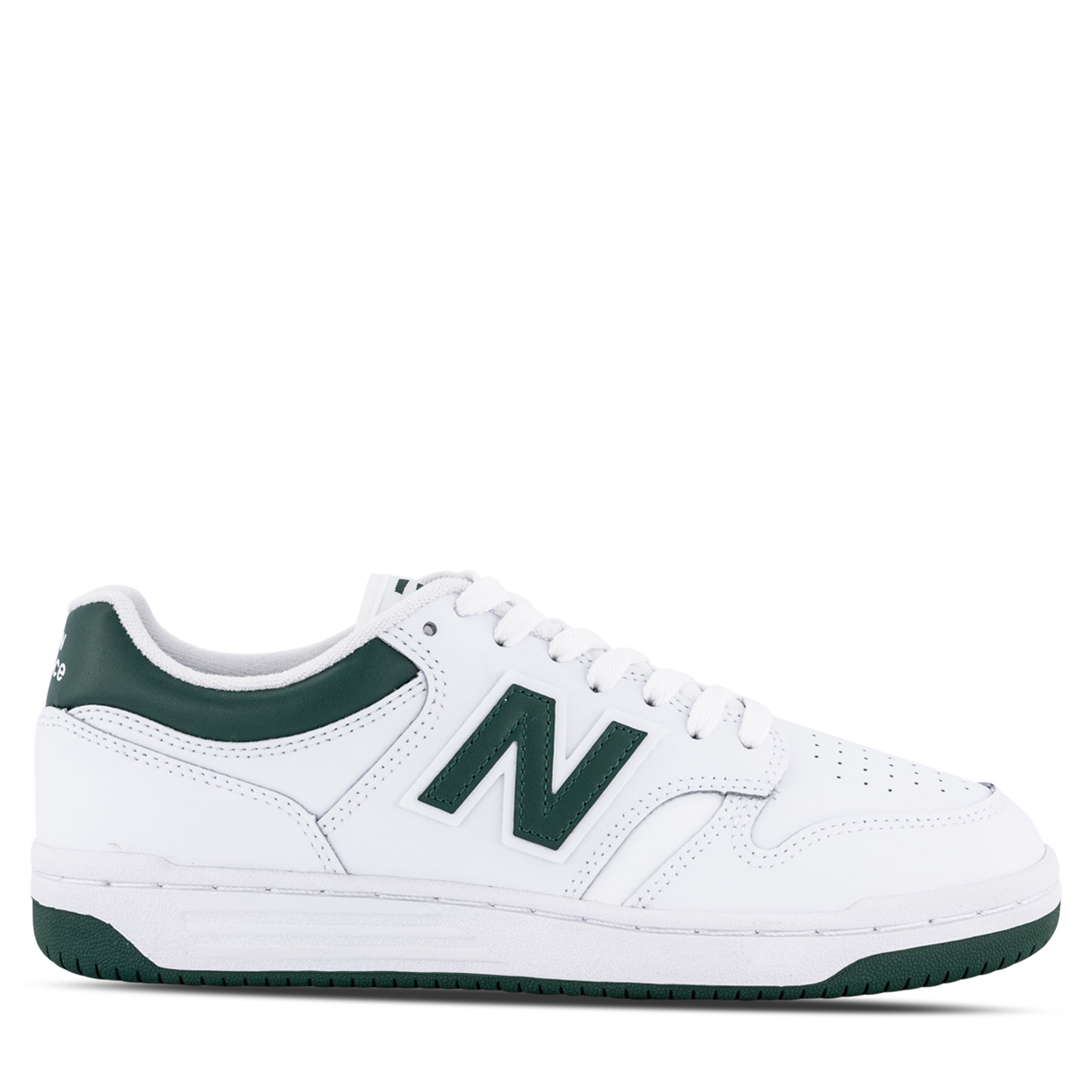 New balance store white and green