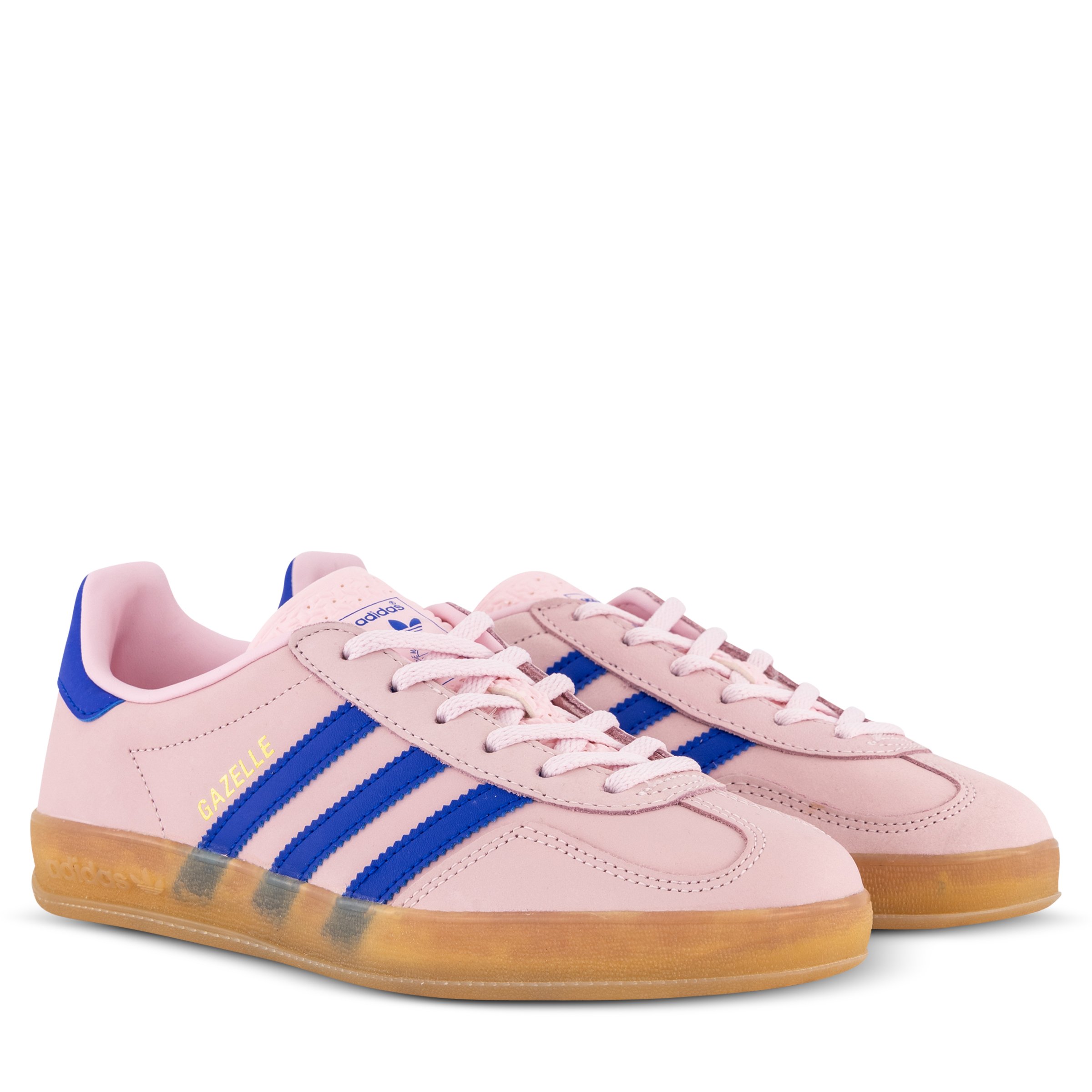 Adidas pink leather shoes top