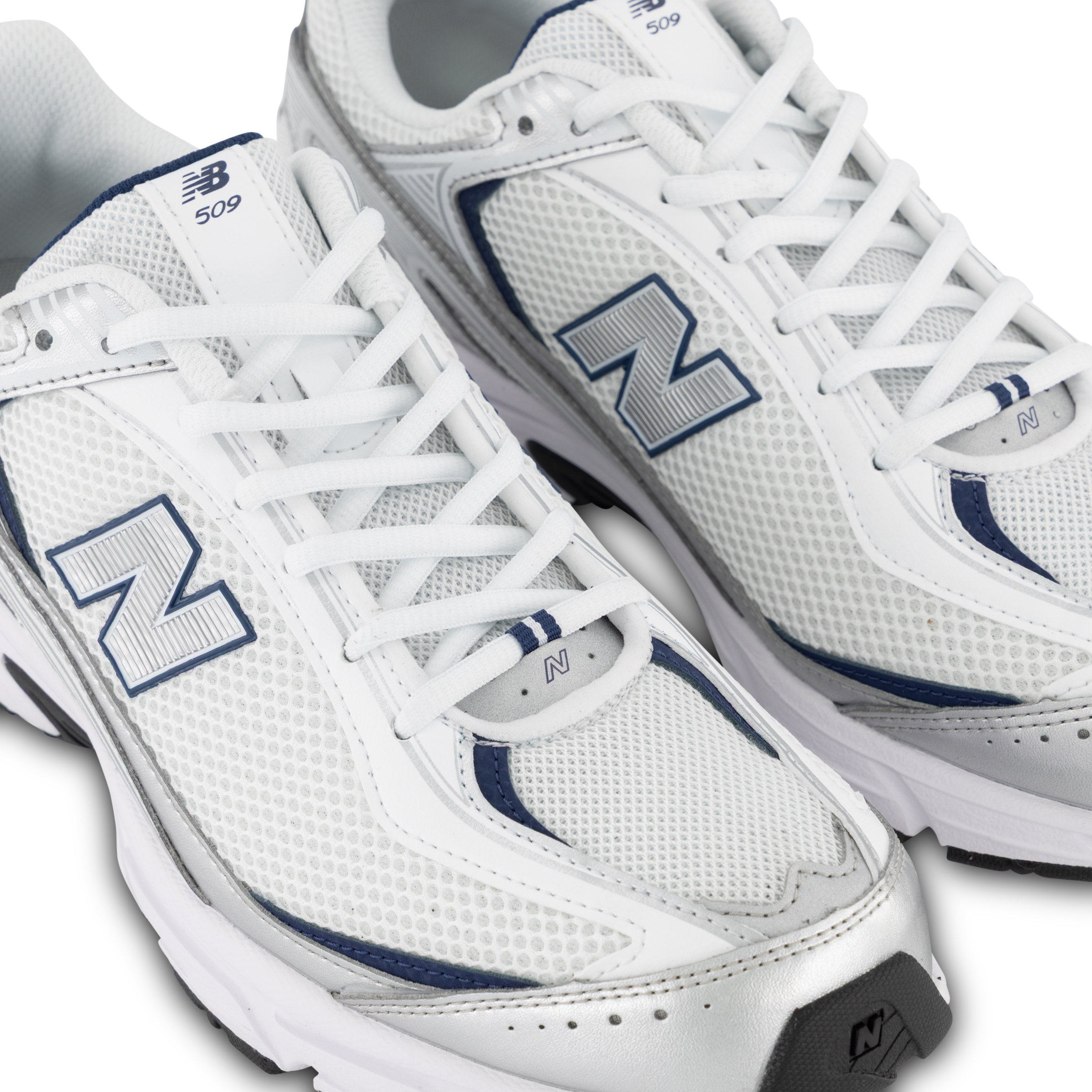 New Balance 509 White/Nb Navy/Silver Metallic | Hype DC