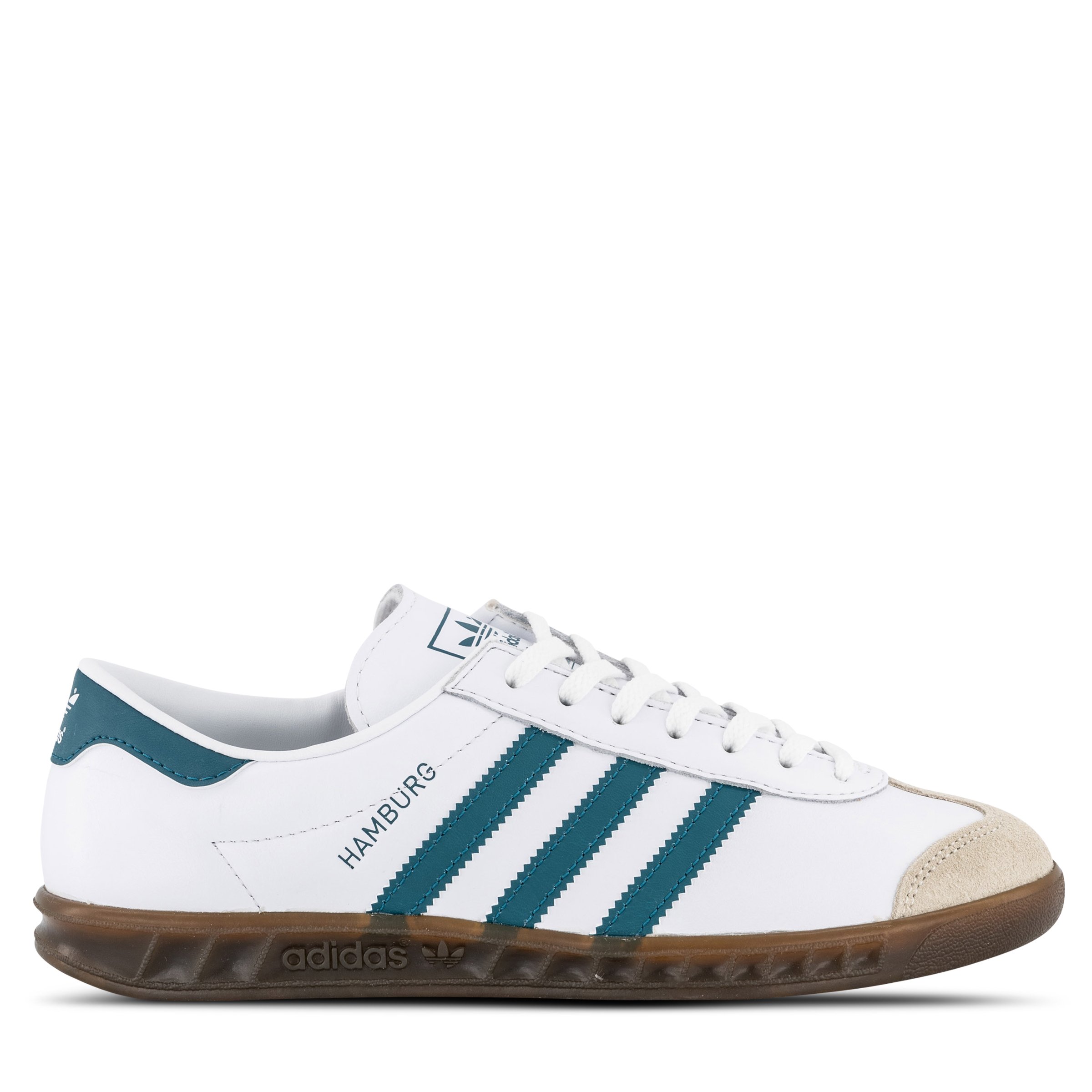 adidas Originals Hamburg Womens White Legacy Teal Gum Hype DC