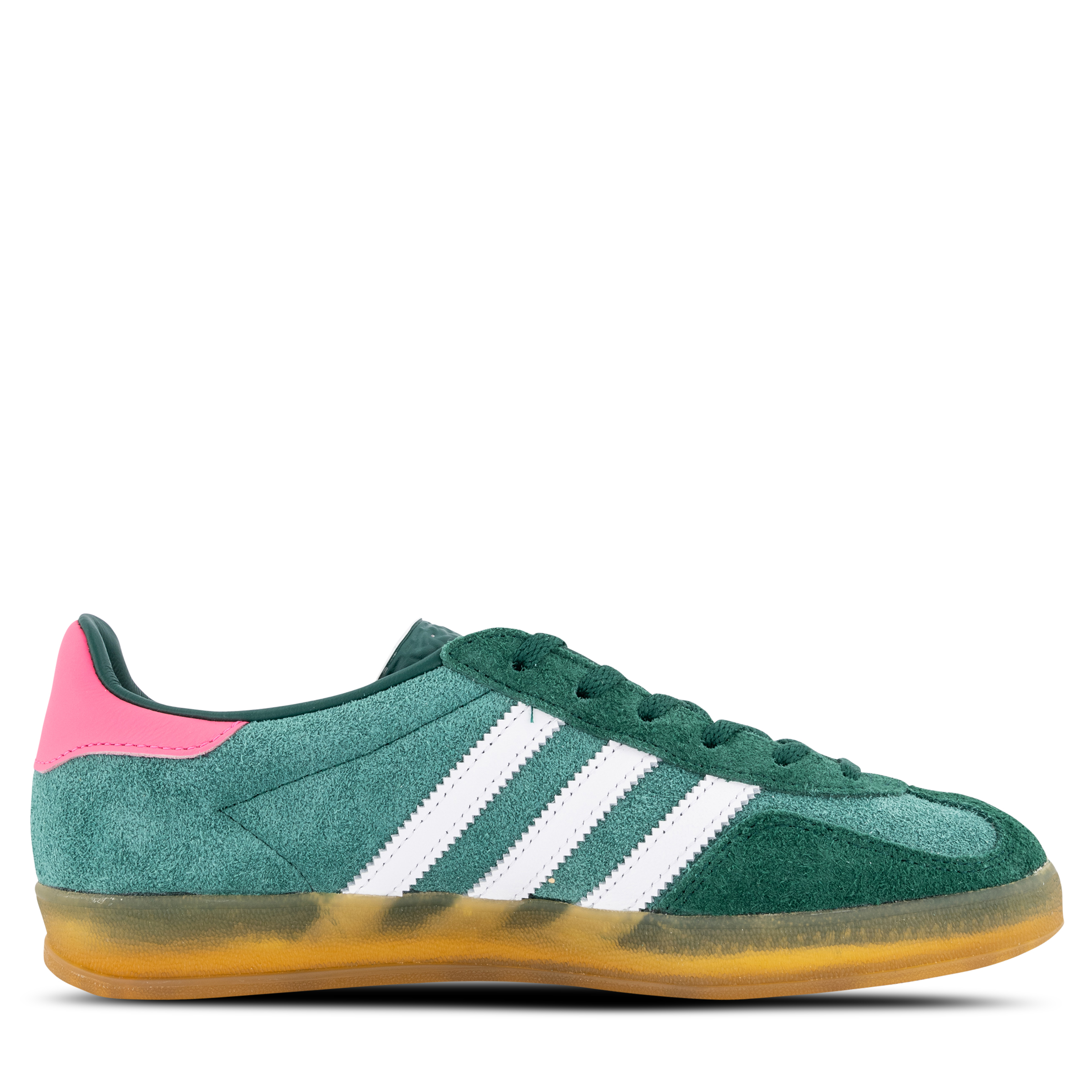 adidas Originals Gazelle Indoor Womens Court Green/Glow Pink