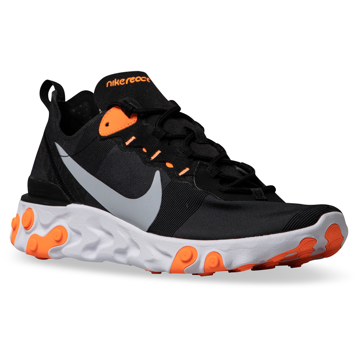 nike react element 55 black and orange