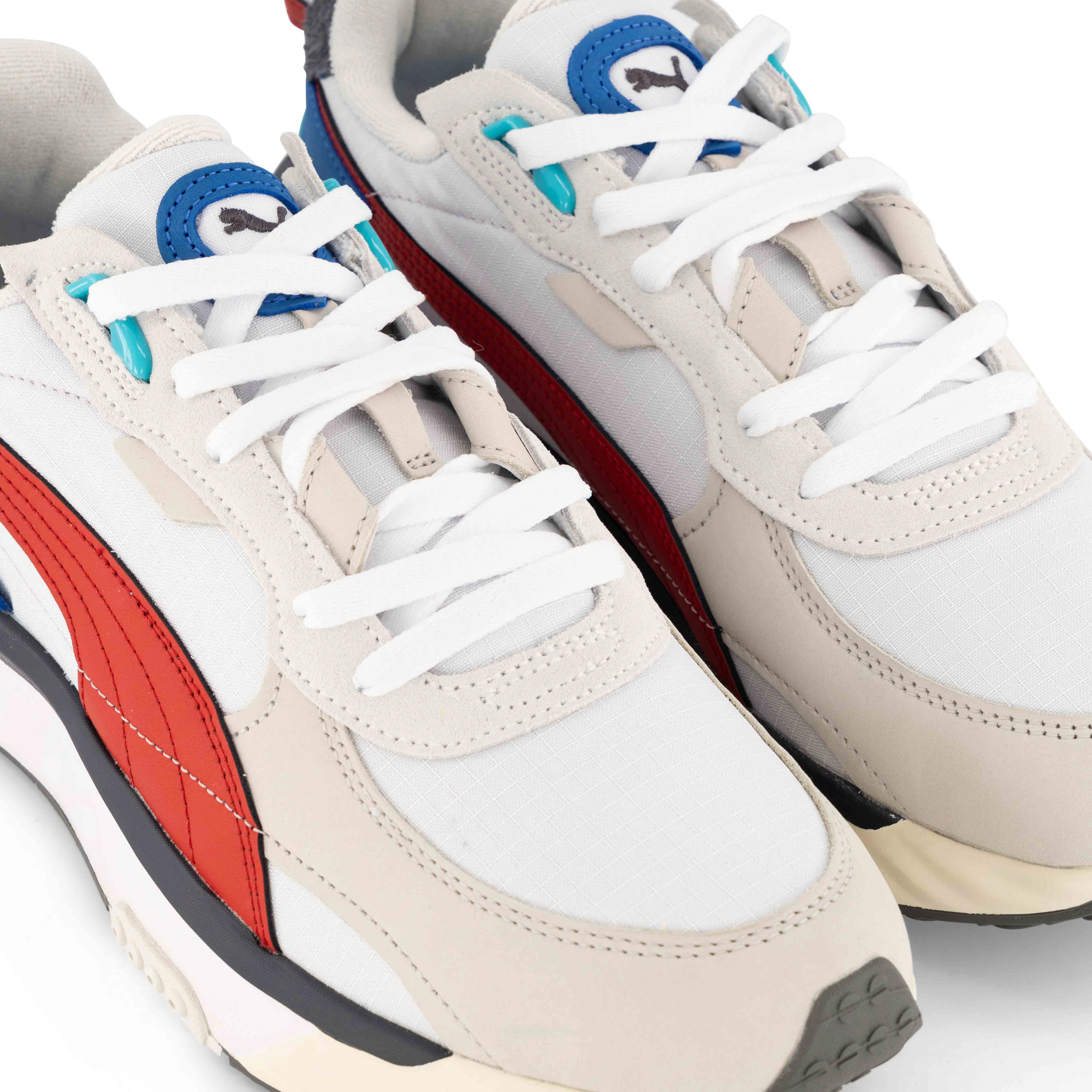 puma white red blue