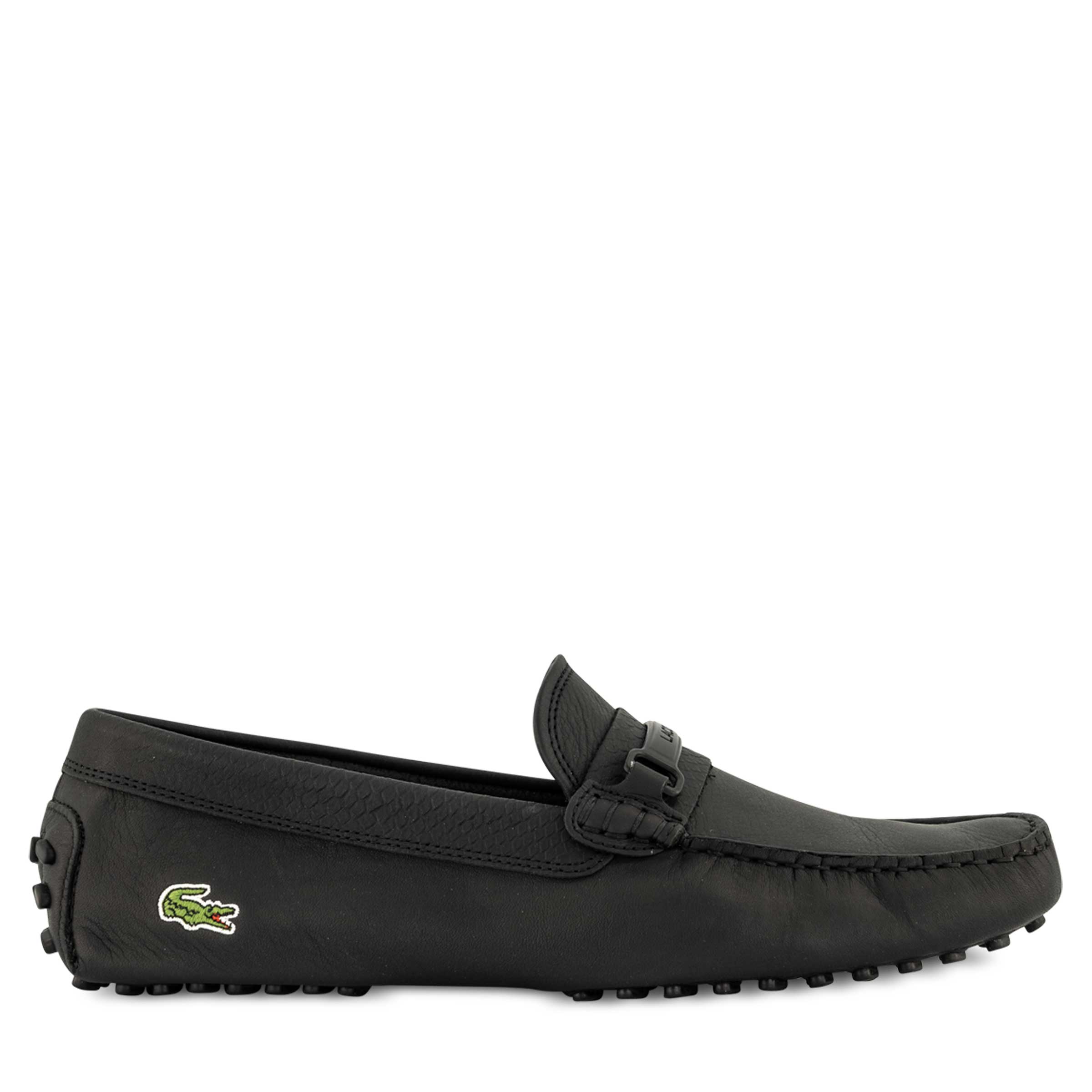 lacoste black loafers