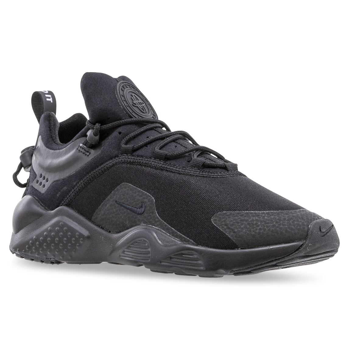 women's air huarache city move black/black/white