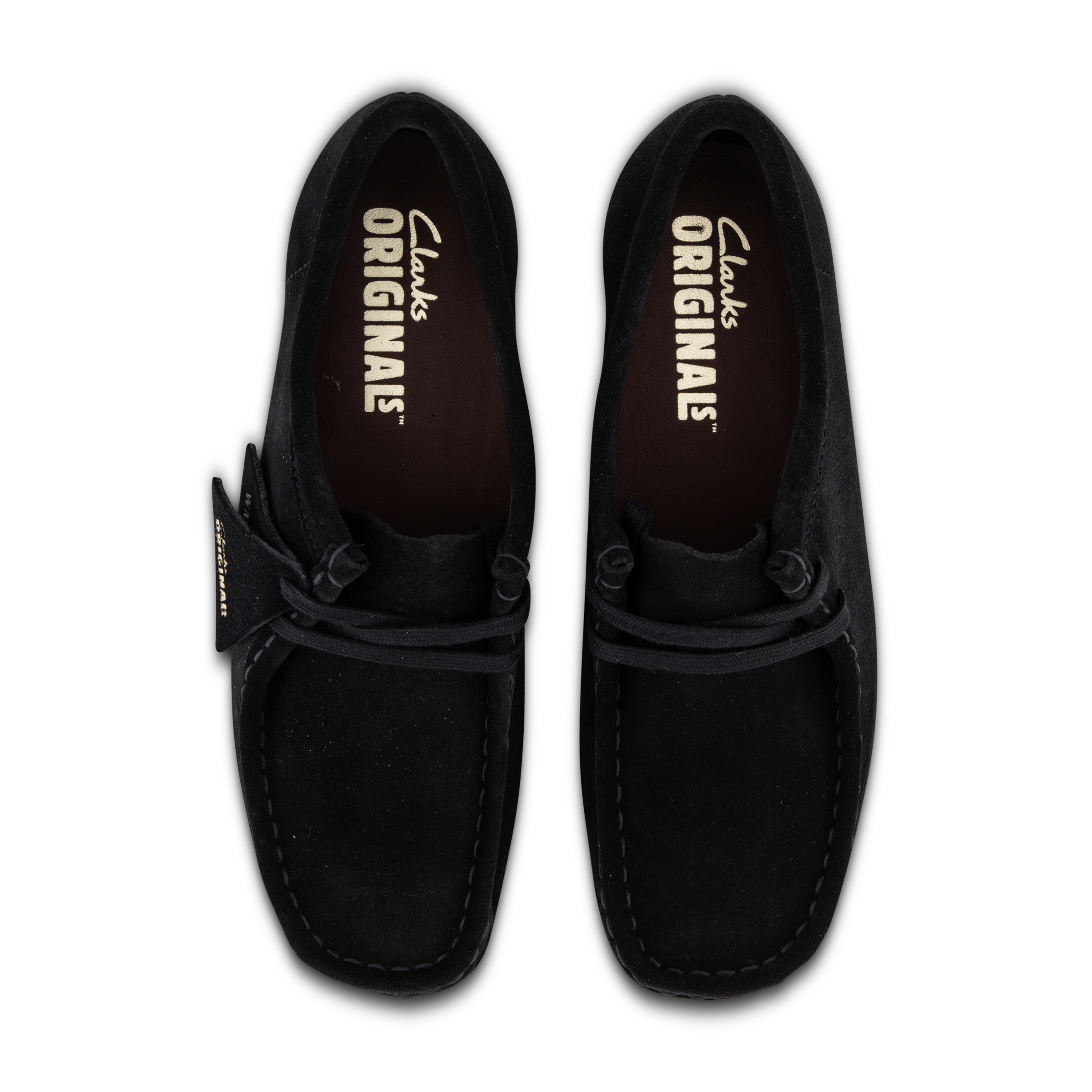 靴 CLARK'S ORIGINALS Wallabee Black Suede Clarks ORIGINALS Mens Wallabee Suede Leather Black Shoes 8