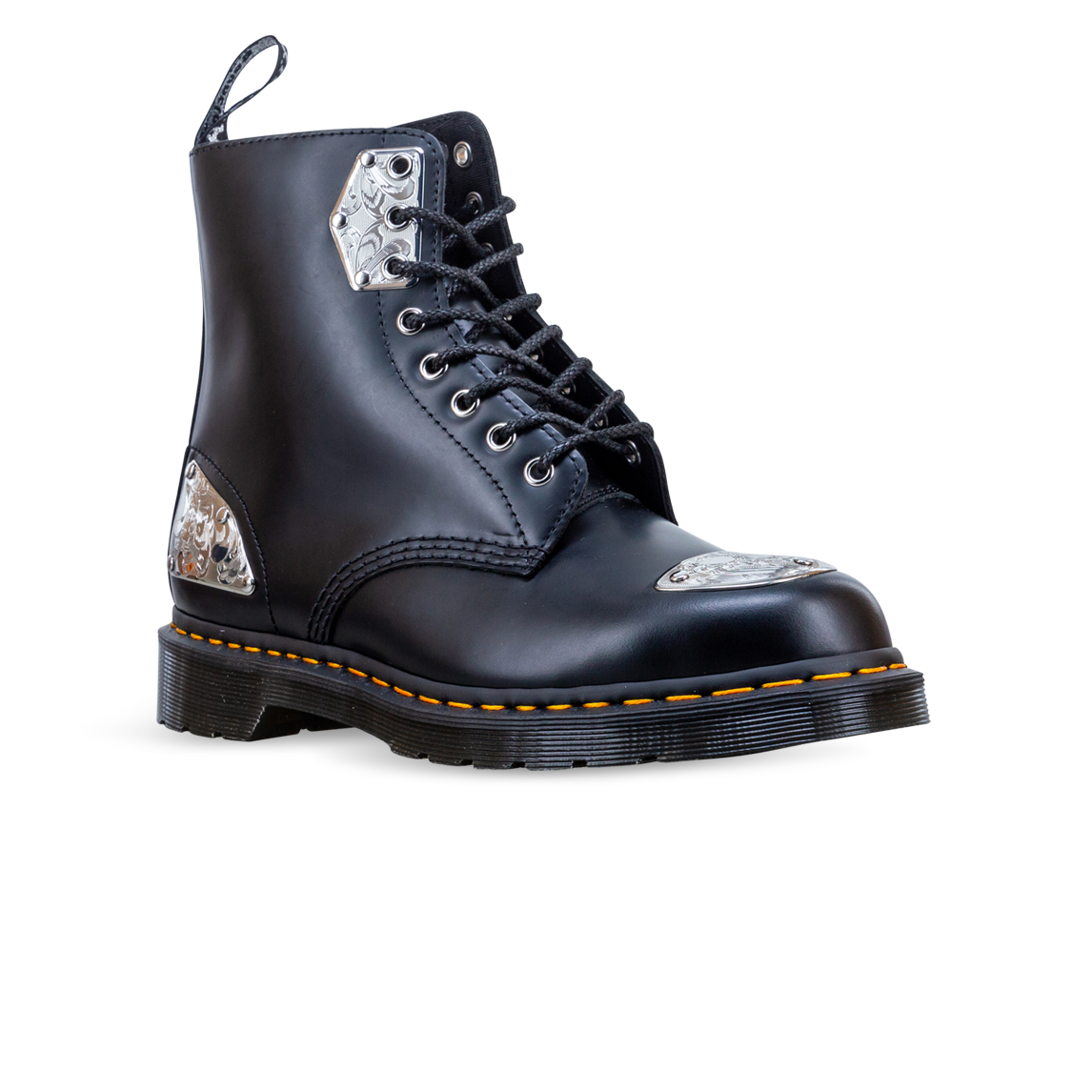 1460 king nerd smooth leather hardware boots