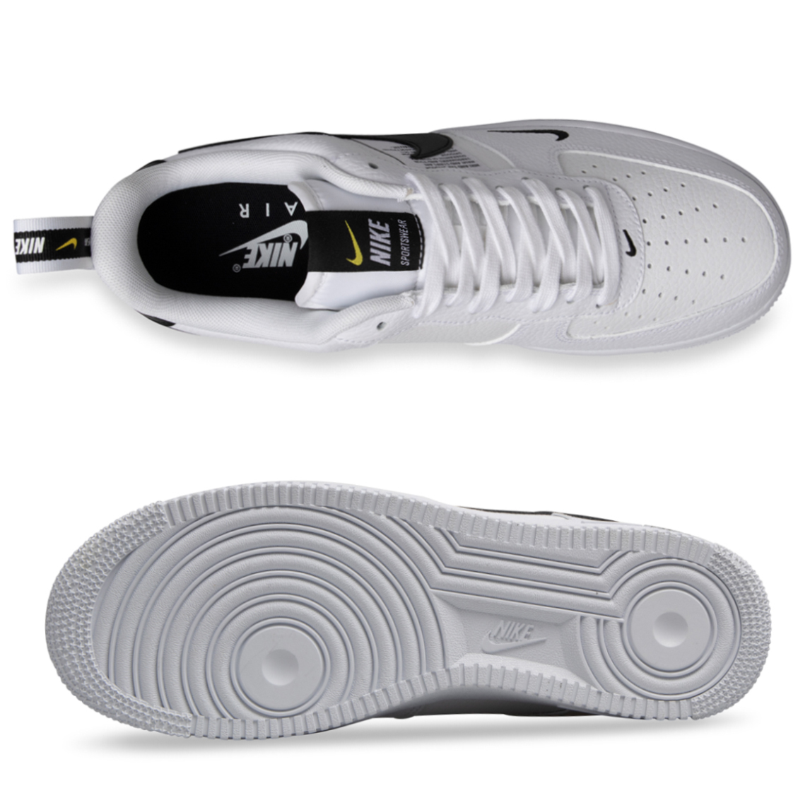Nike AIR FORCE 1 LV8 UTILITY White/White/Black/Tour Yellow | Hype DC