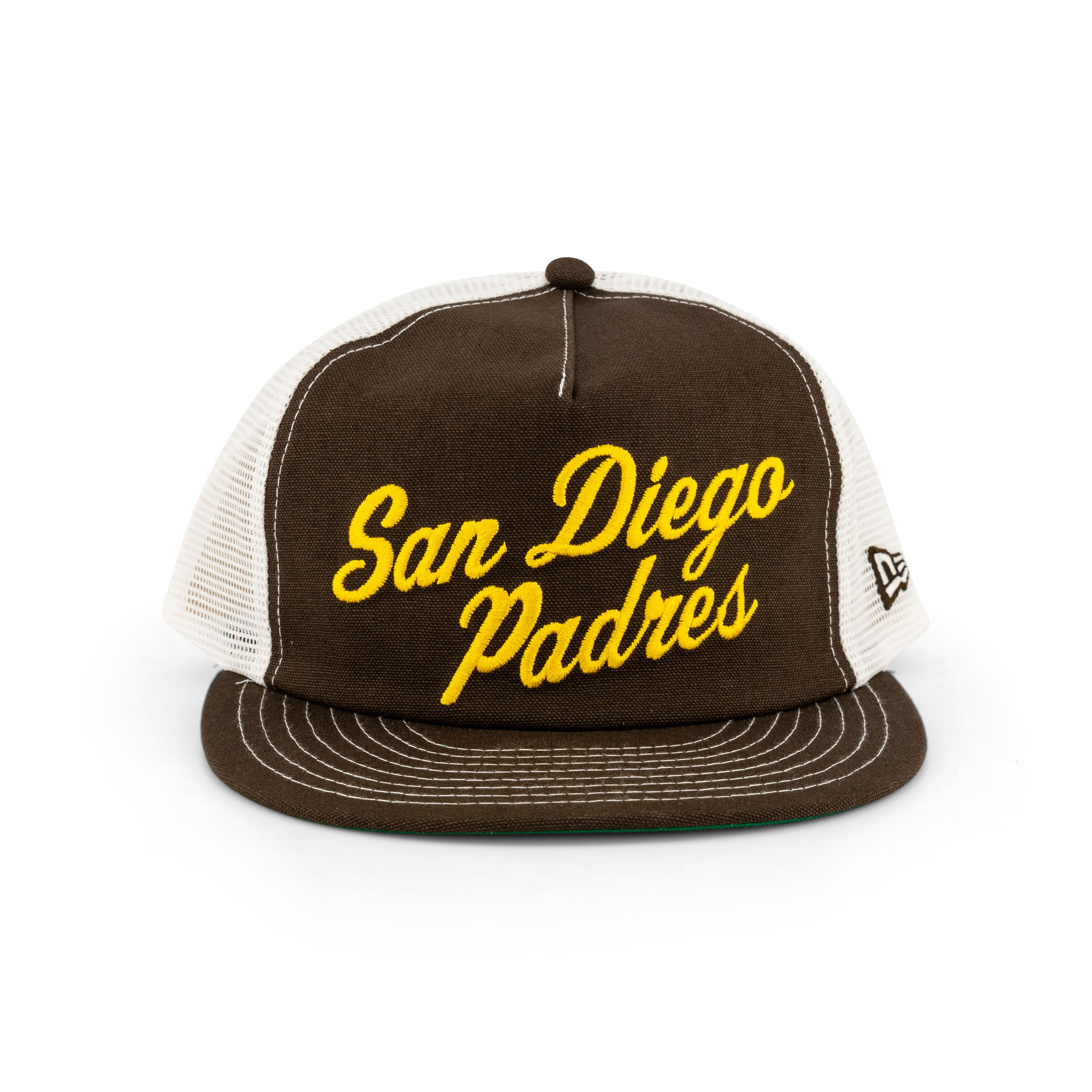 San Diego Padres '47 Retro Super Hitch Snapback Hat Brown/Gold