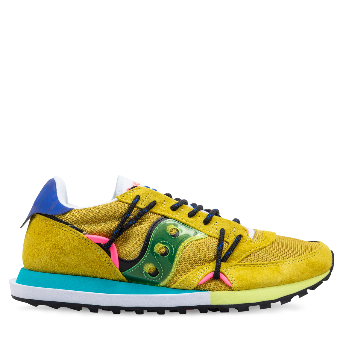 saucony jazz original yellow blue