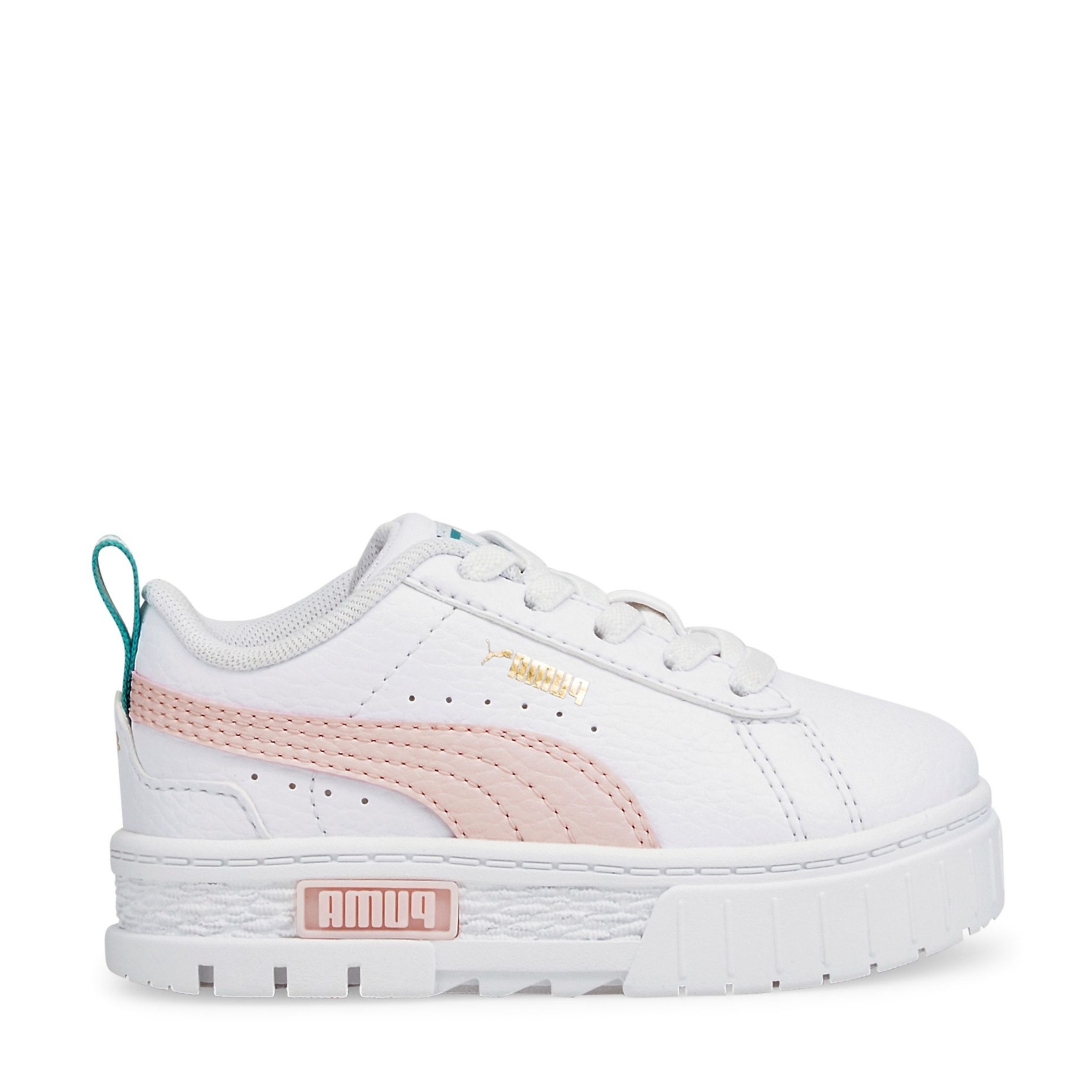 puma white pink trainers