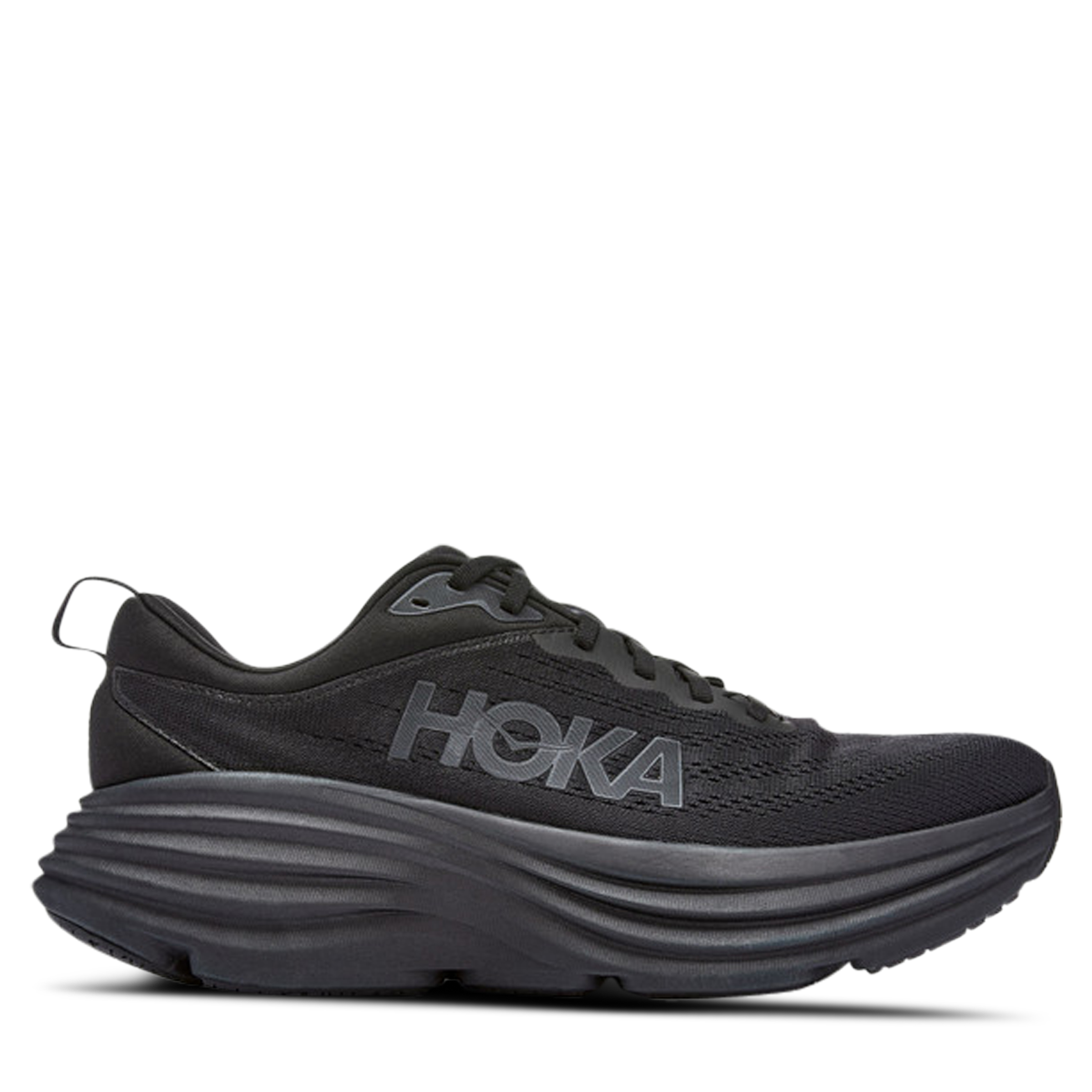 hoka black and white