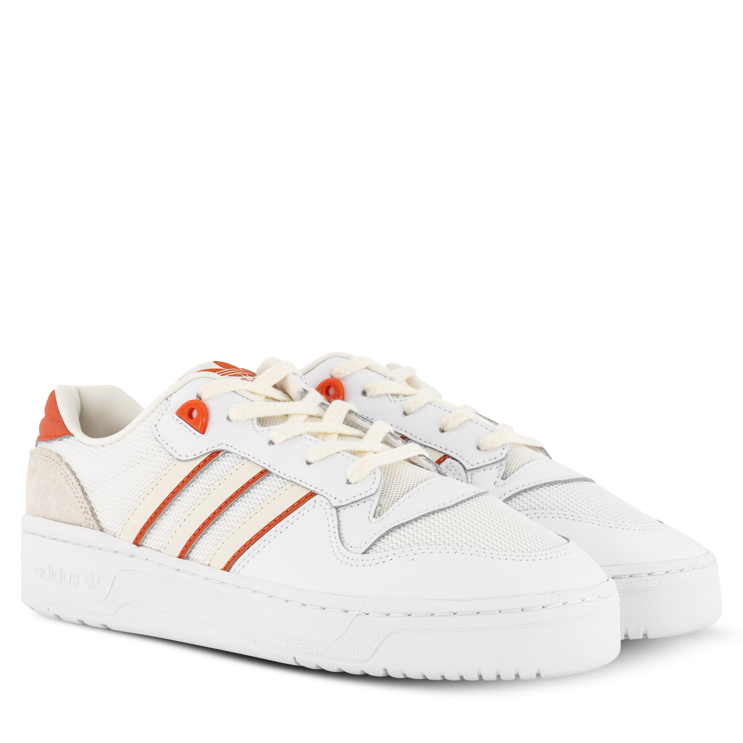adidas Originals RIVALRY LOW Ftwr White/Off White/Preloved Red | Hype DC