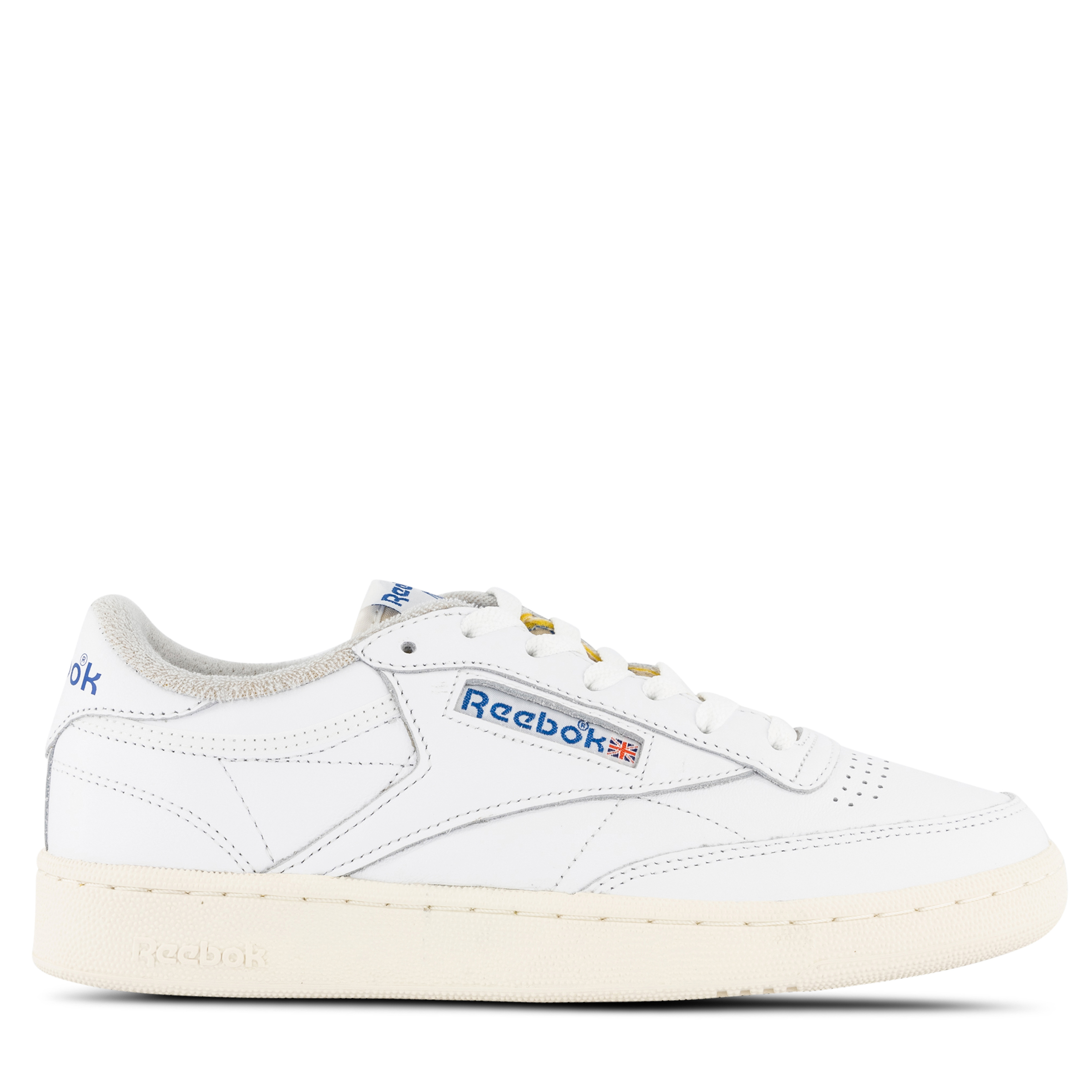 Reebok white store and blue