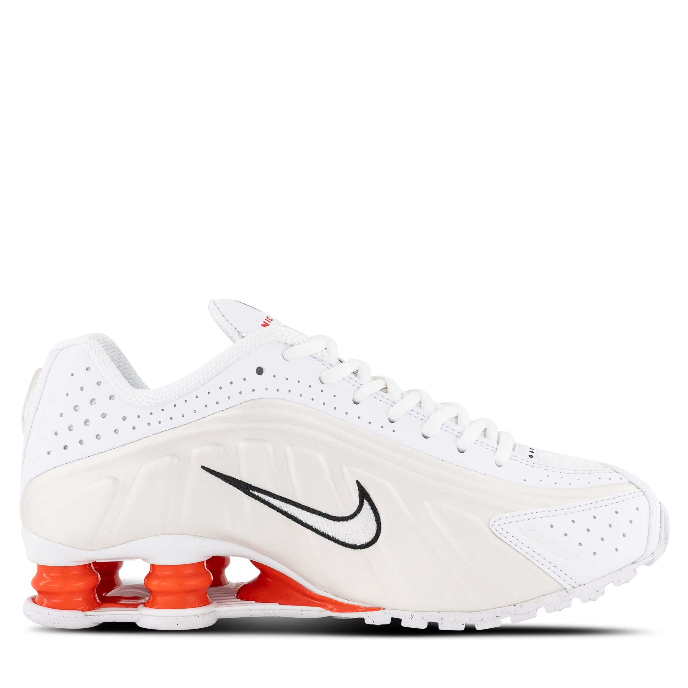 HOT Nike Shox White And Red Nike Shox R4 Womens White