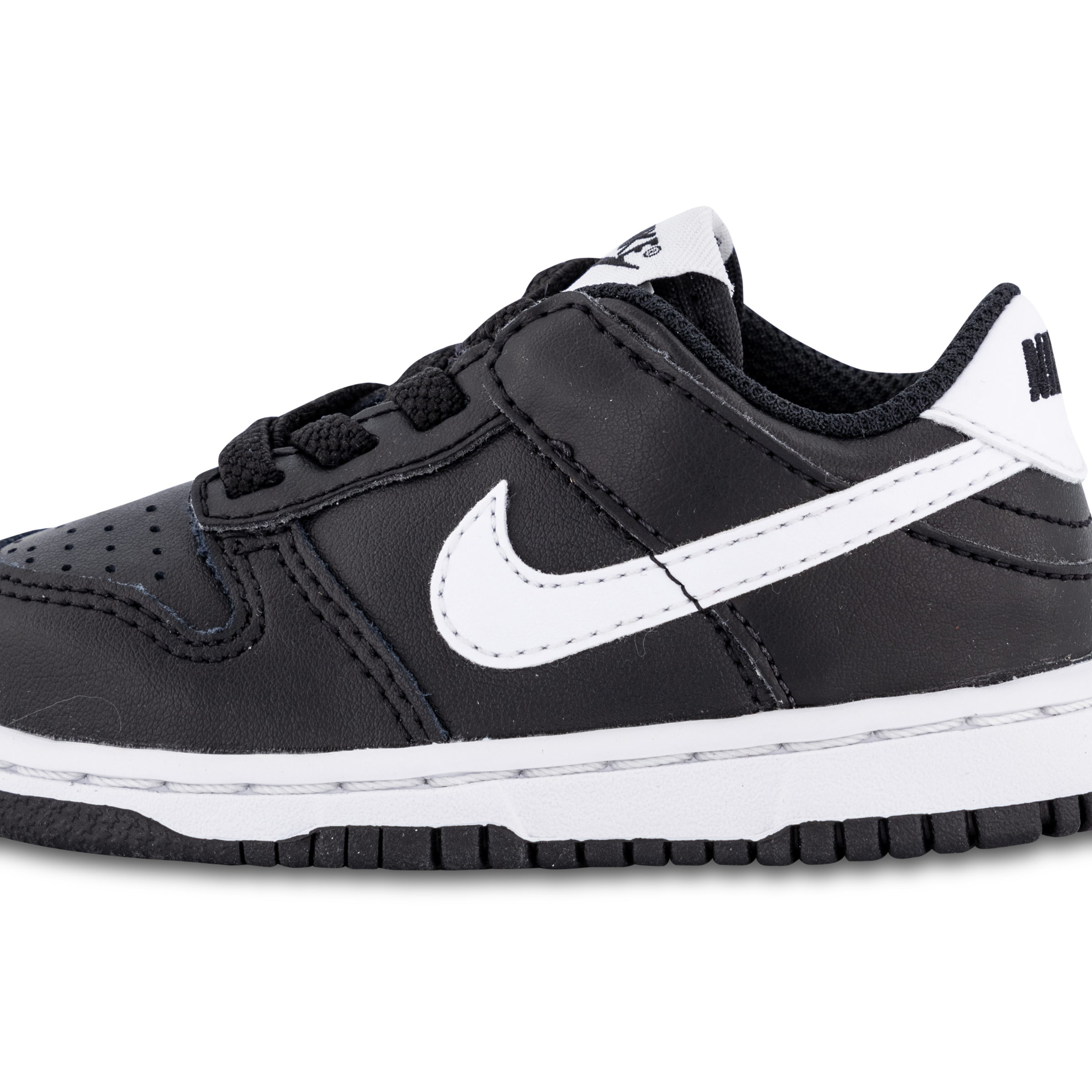 dunk low black white youth