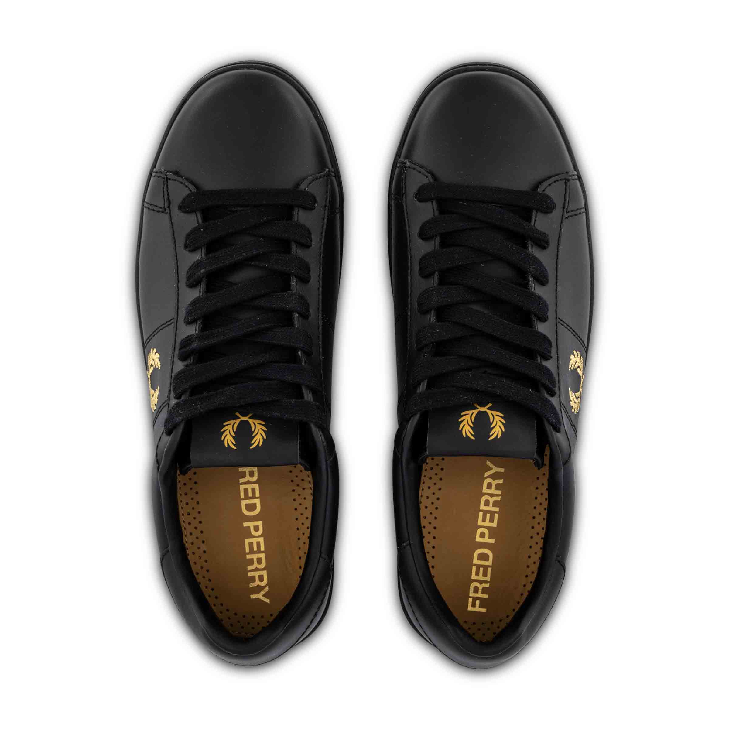 fred perry court leather