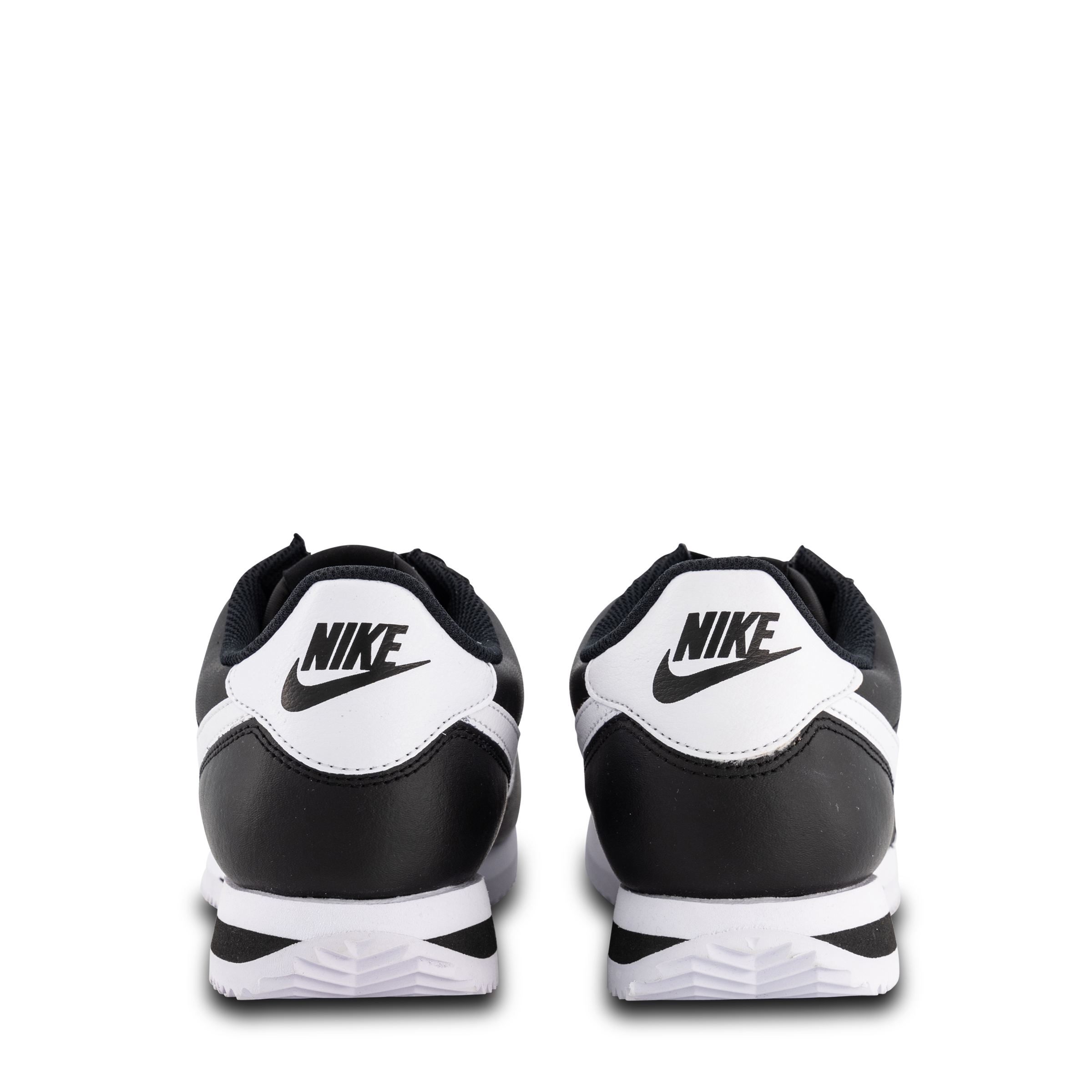 Black and white cortez shoes online