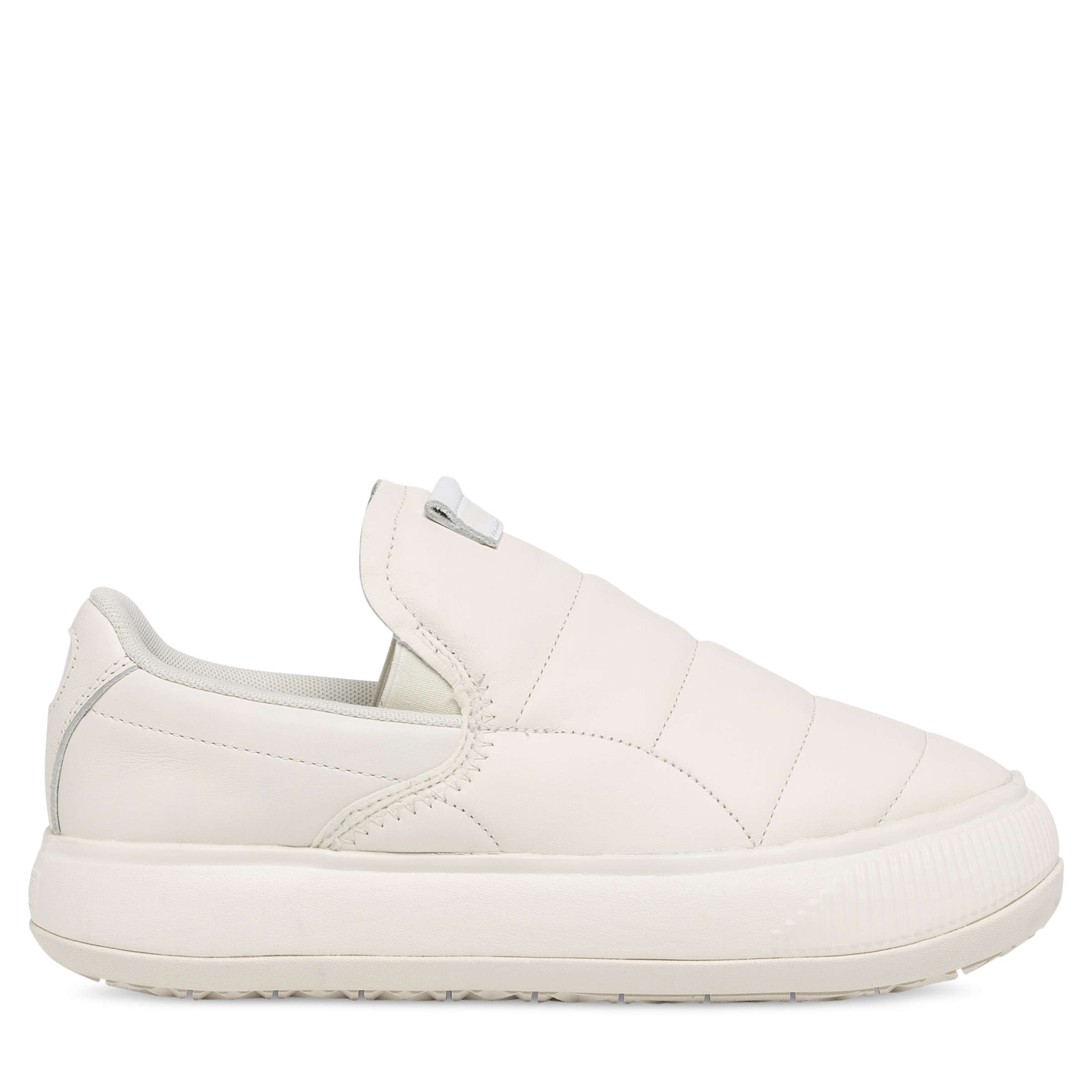 Puma Suede Mayu Slip-On Leather Womens Marshmallow | Hype DC