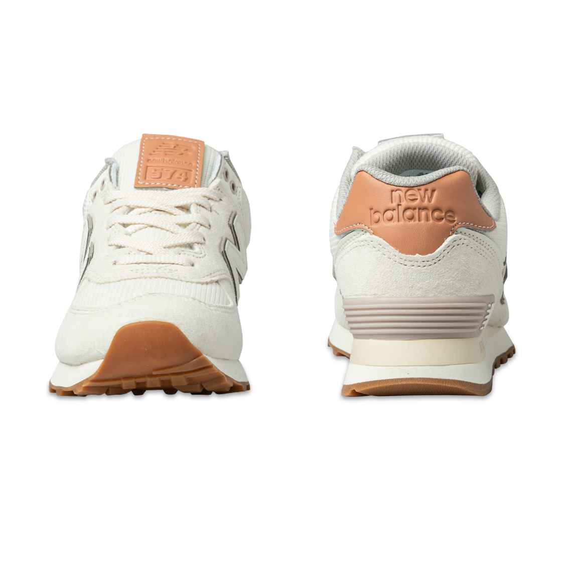 new balance women's 574 angora with faded mahogany