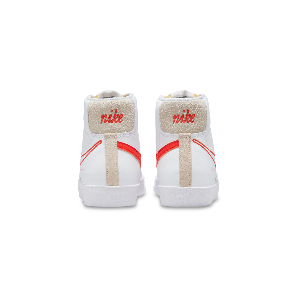 Nike BLAZER MID '77 SE WOMENS White/Orange-Summit White-Sail | Hype DC