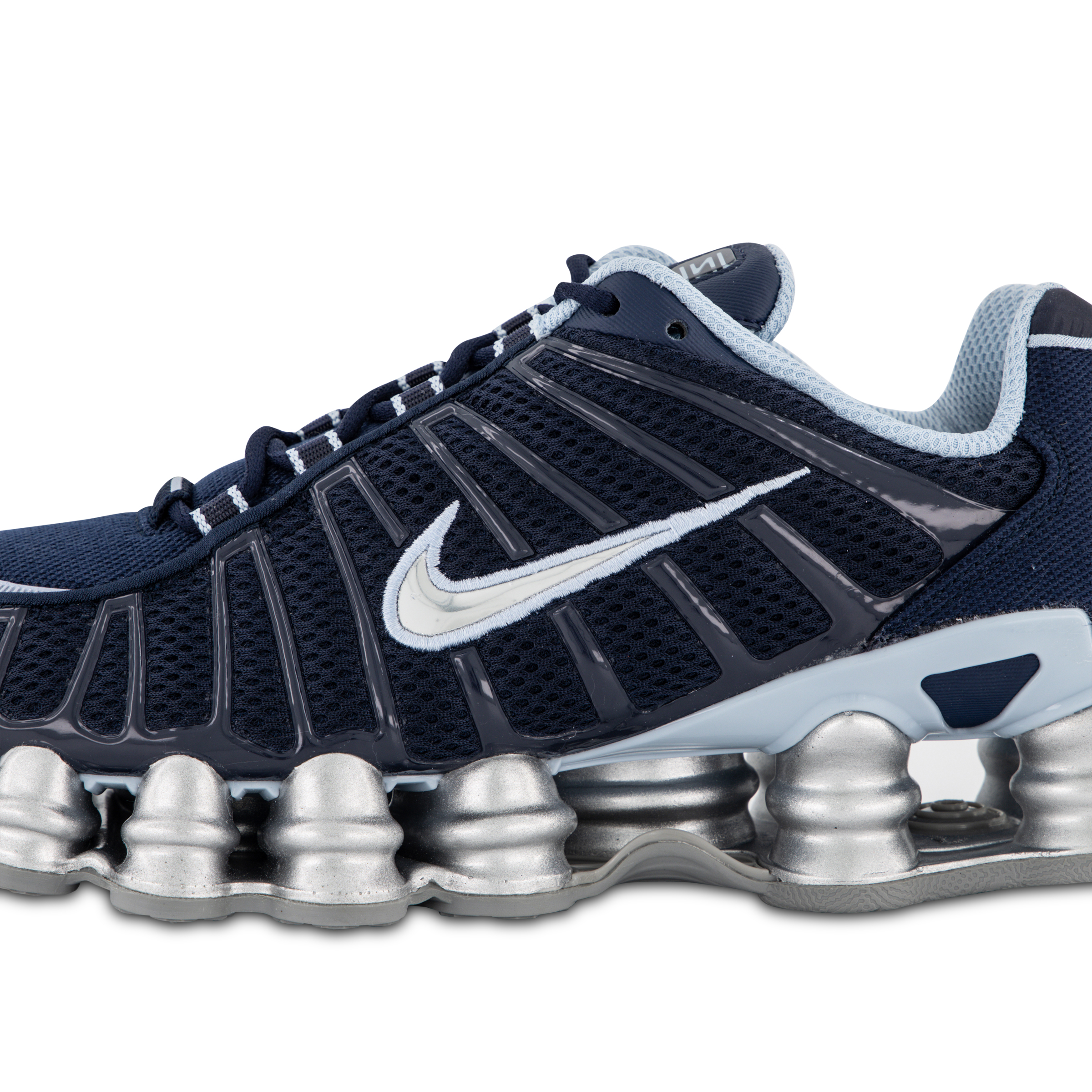 Nike Shox TL SE Womens Obsidian/Mtlc Platinum-Lt Armory Blue Hype DC