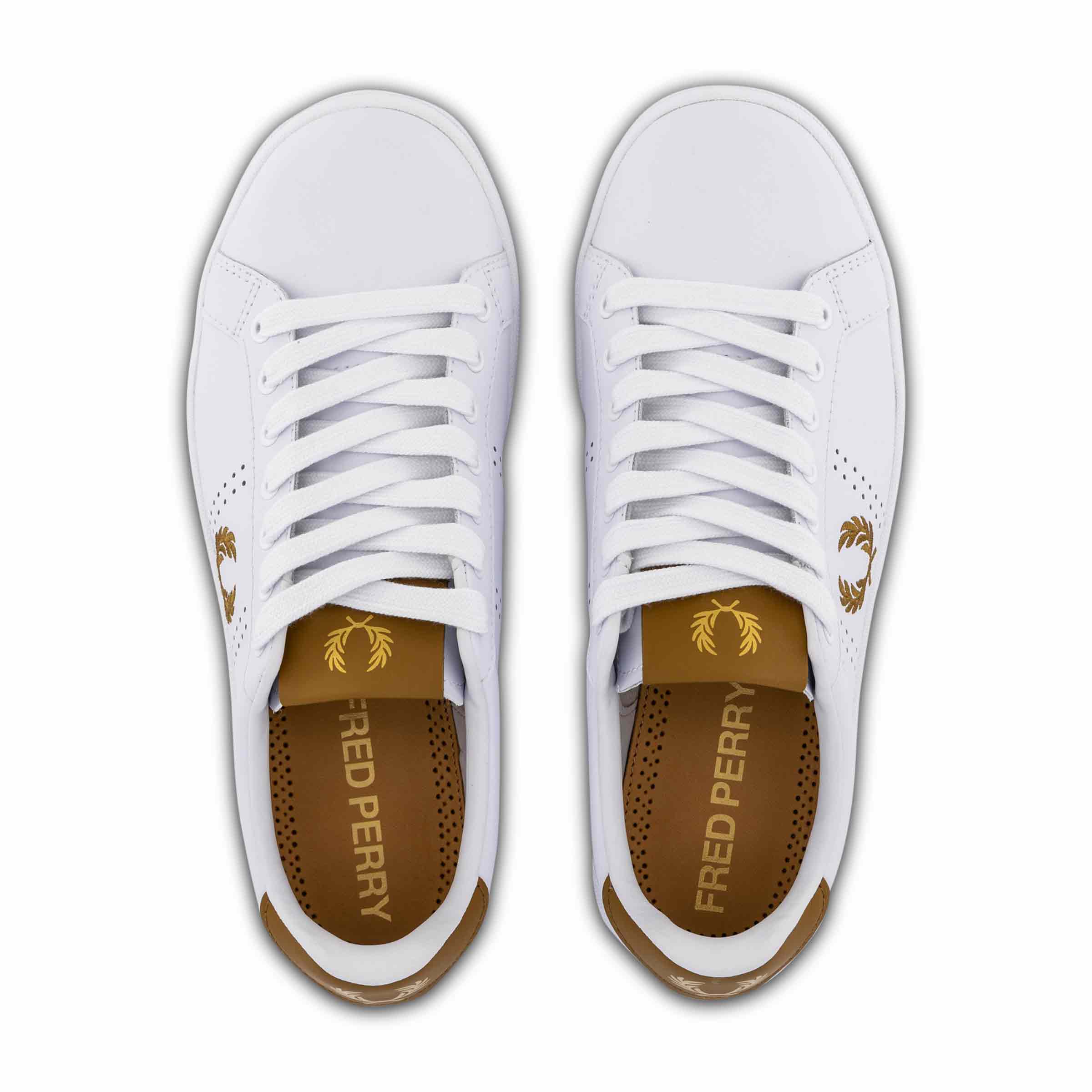 fred perry court leather