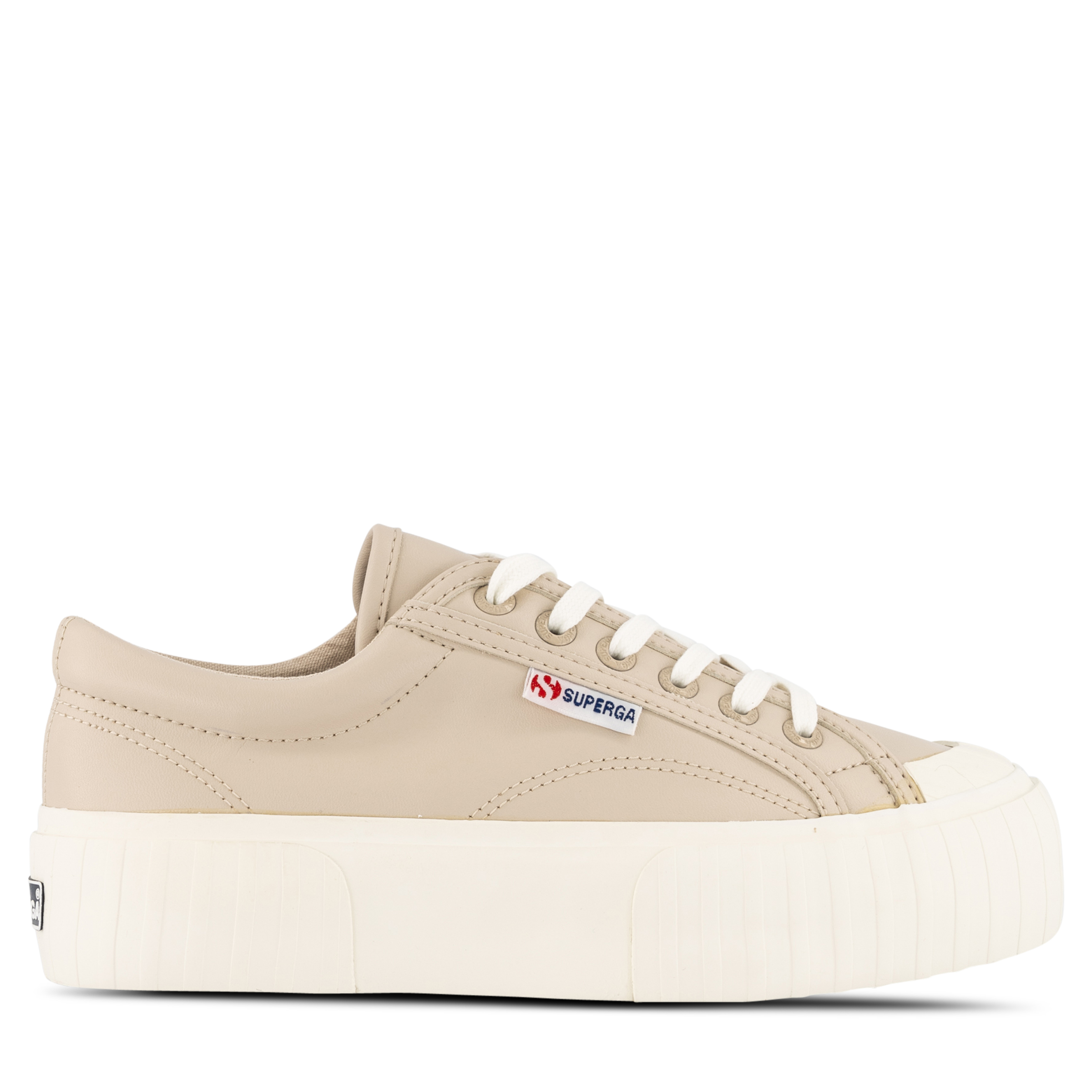 superga beige platform