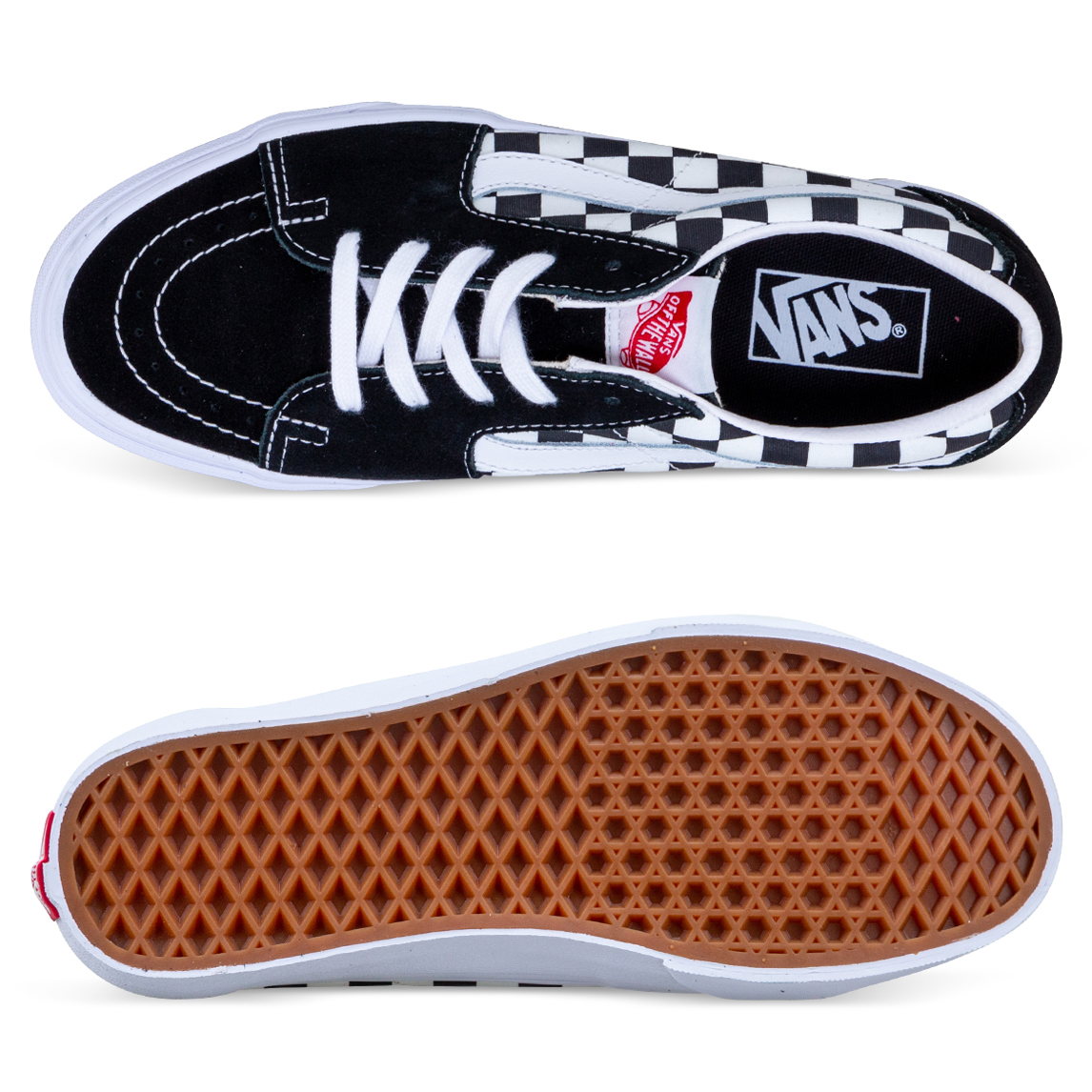 Vans Sk8Low Black/Checkerboard Hype DC