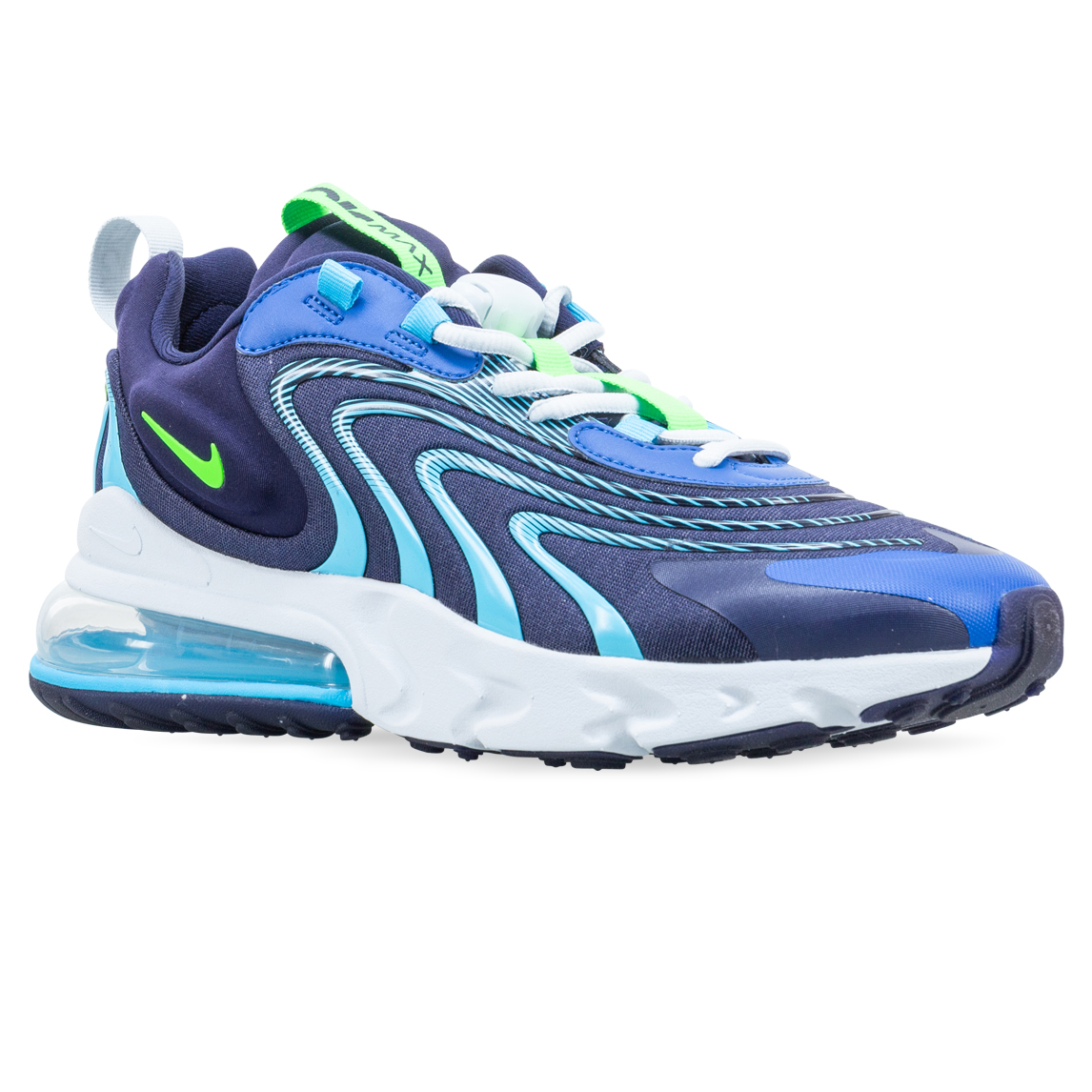 Nike AIR MAX 270 REACT ENG Blackened Blue/Green Strike | Hype DC
