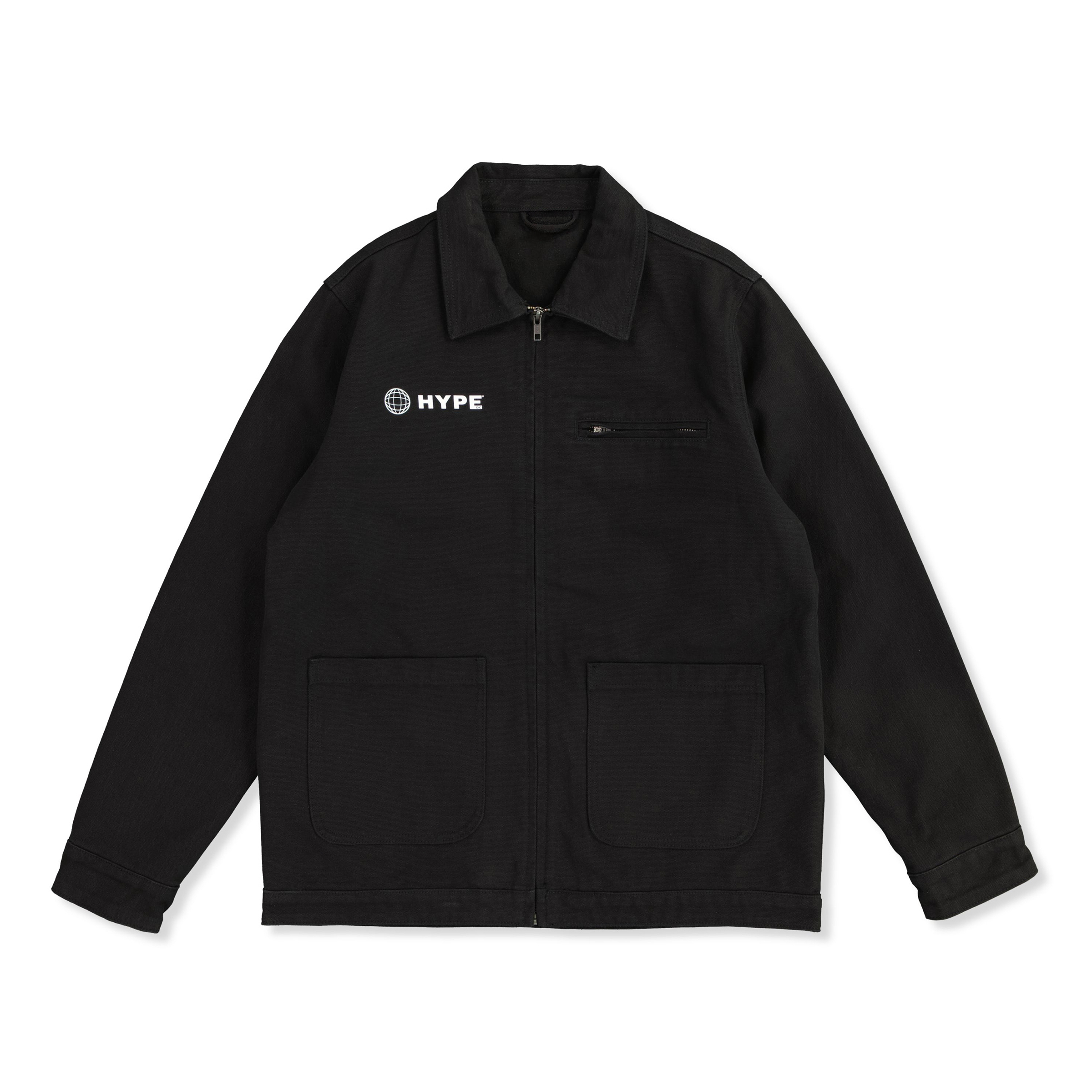 黒*坂様 EXAMPLE 22SS HEAVY CANVAS TRACK JAC EXAMPLE 22SS HEAVY CANVAS TRACK JACKET L Logo Heavy Canvas Jacket