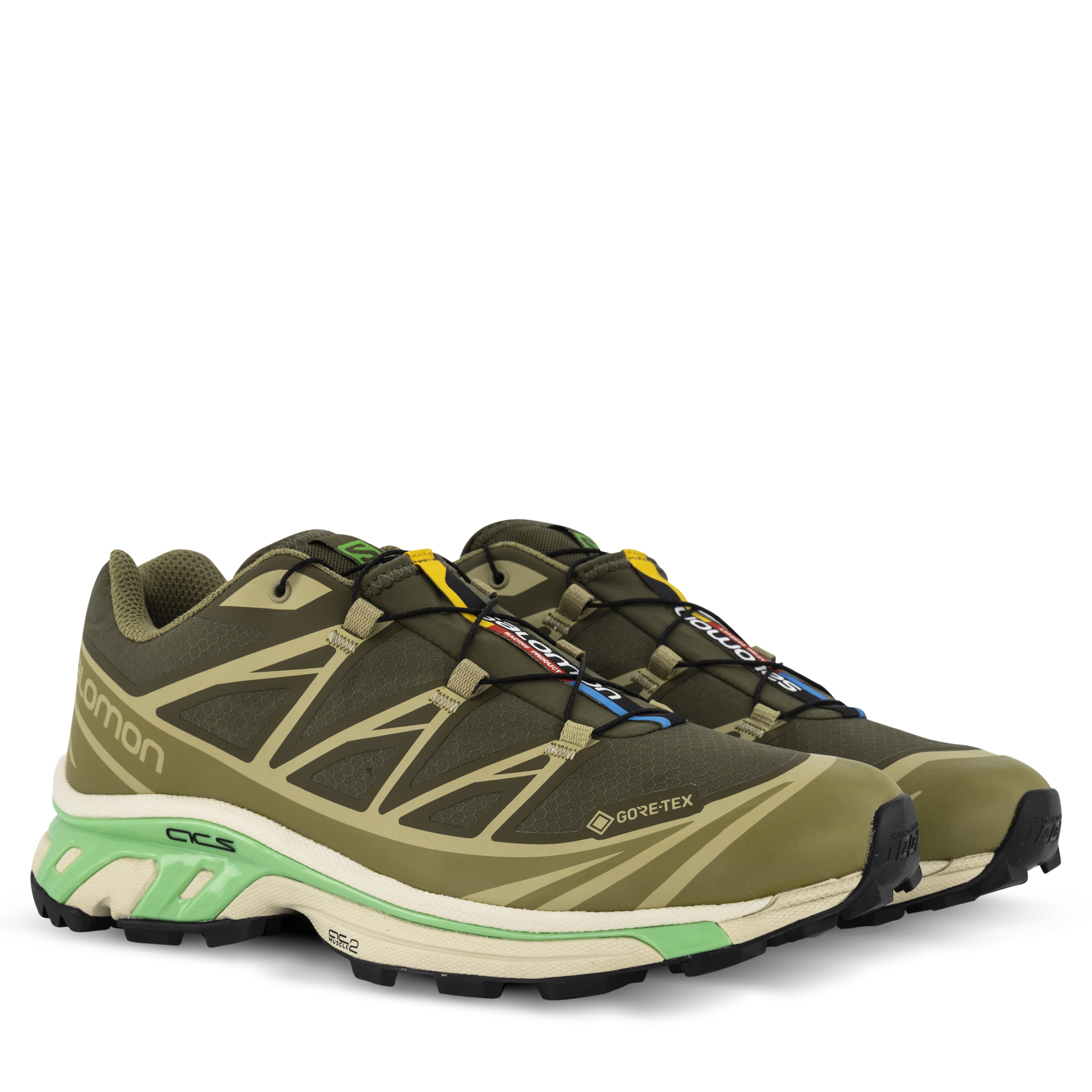 Salomon XT-6 Gore-Tex Olive Night/Dried Herb/Almond Milk | Hype DC