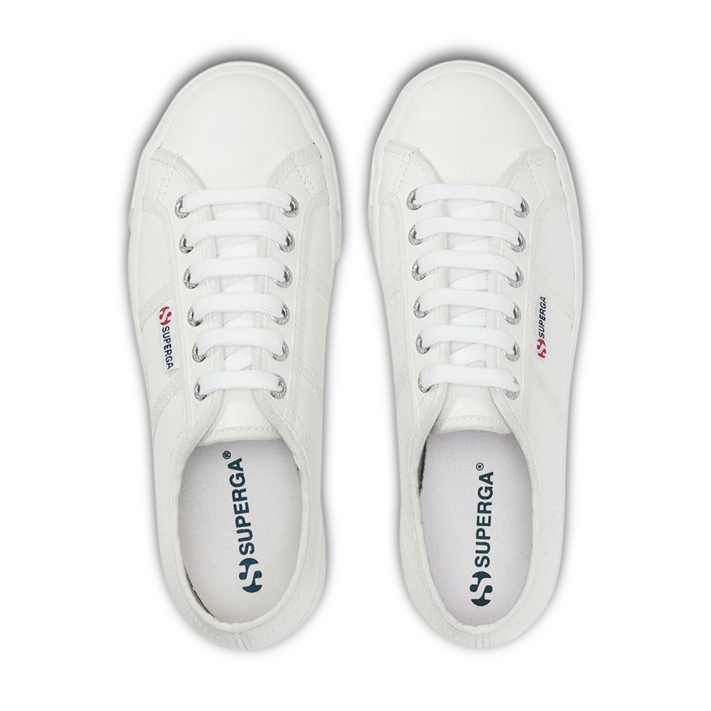 Superga 2790 Tumbled Leather White Hype DC