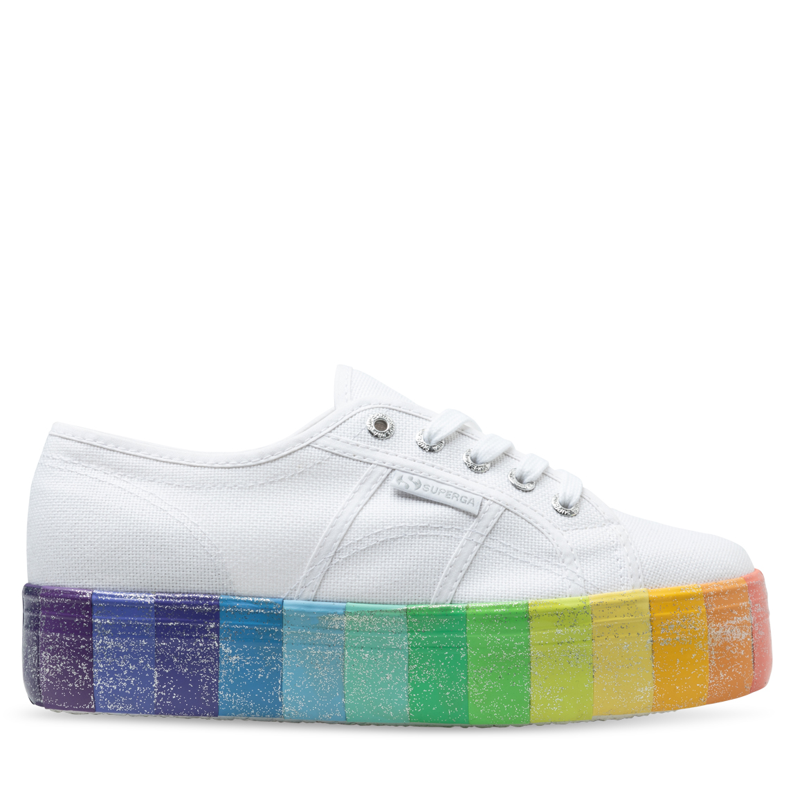 superga platform multicolor