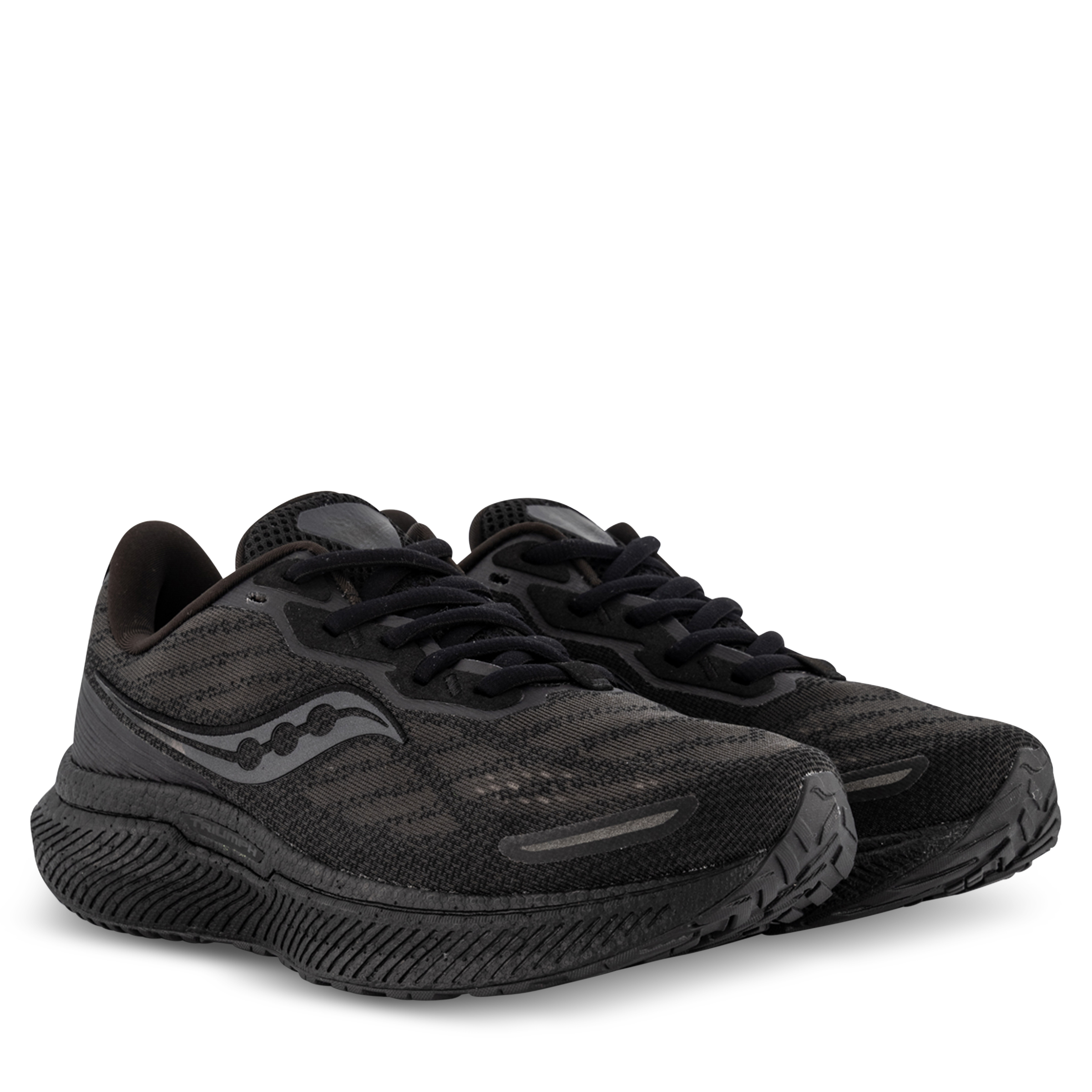 Saucony Triumph 19 Womens Triple Black Hype DC