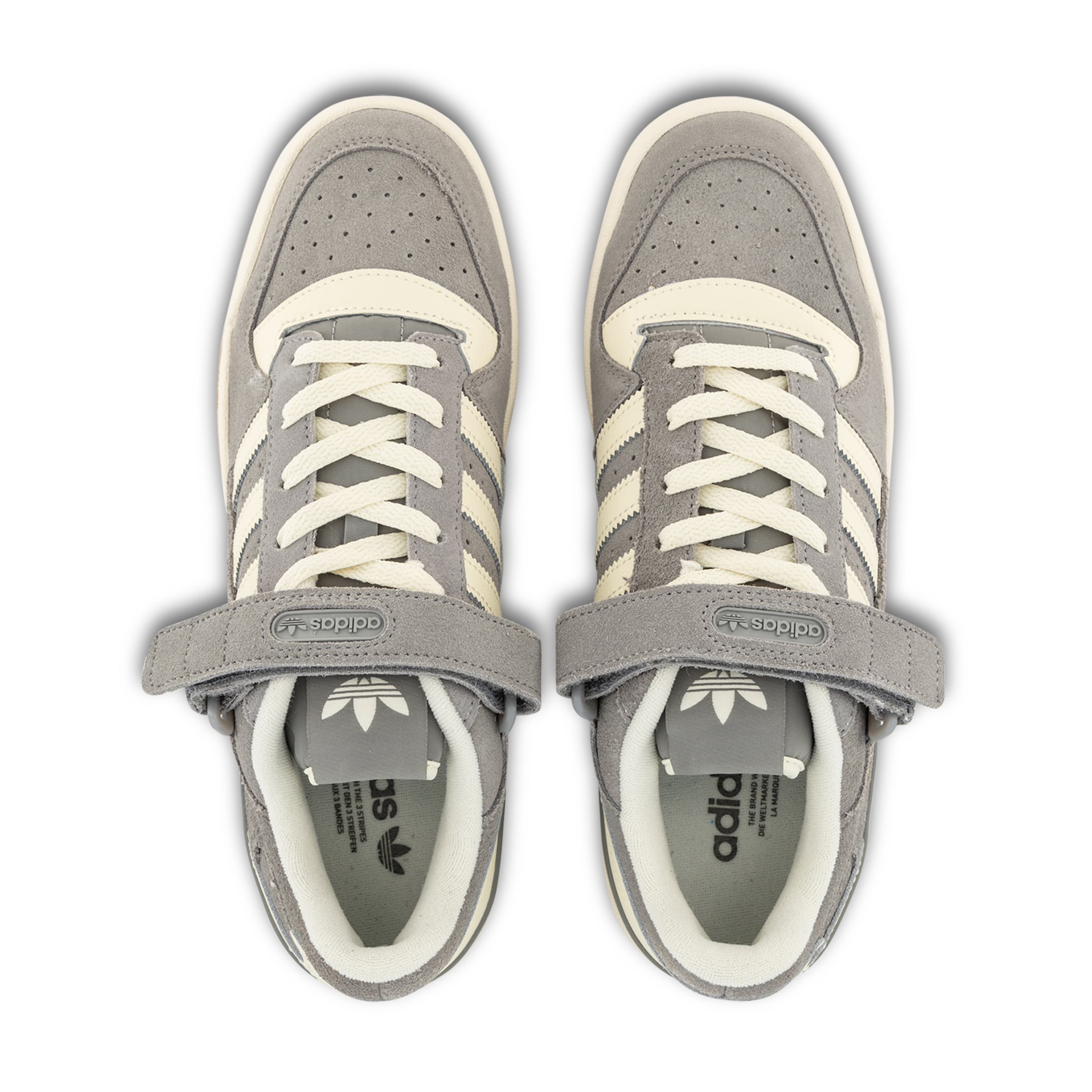 adidas Originals Forum Low Solid Grey/Cream White/Gum | Hype DC