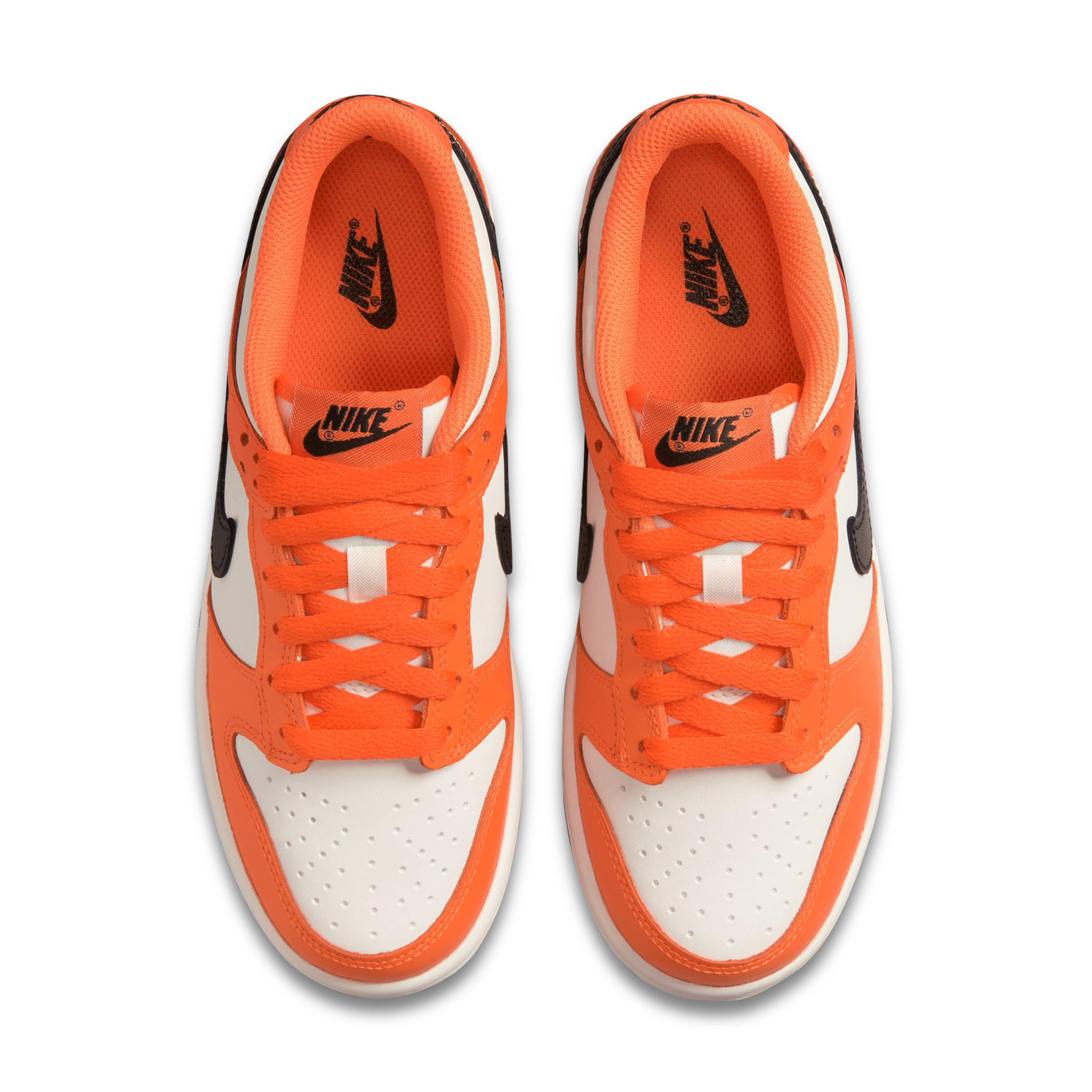 Nike Dunk Low Grade School Phantom/Black/Safety Orange Hype DC