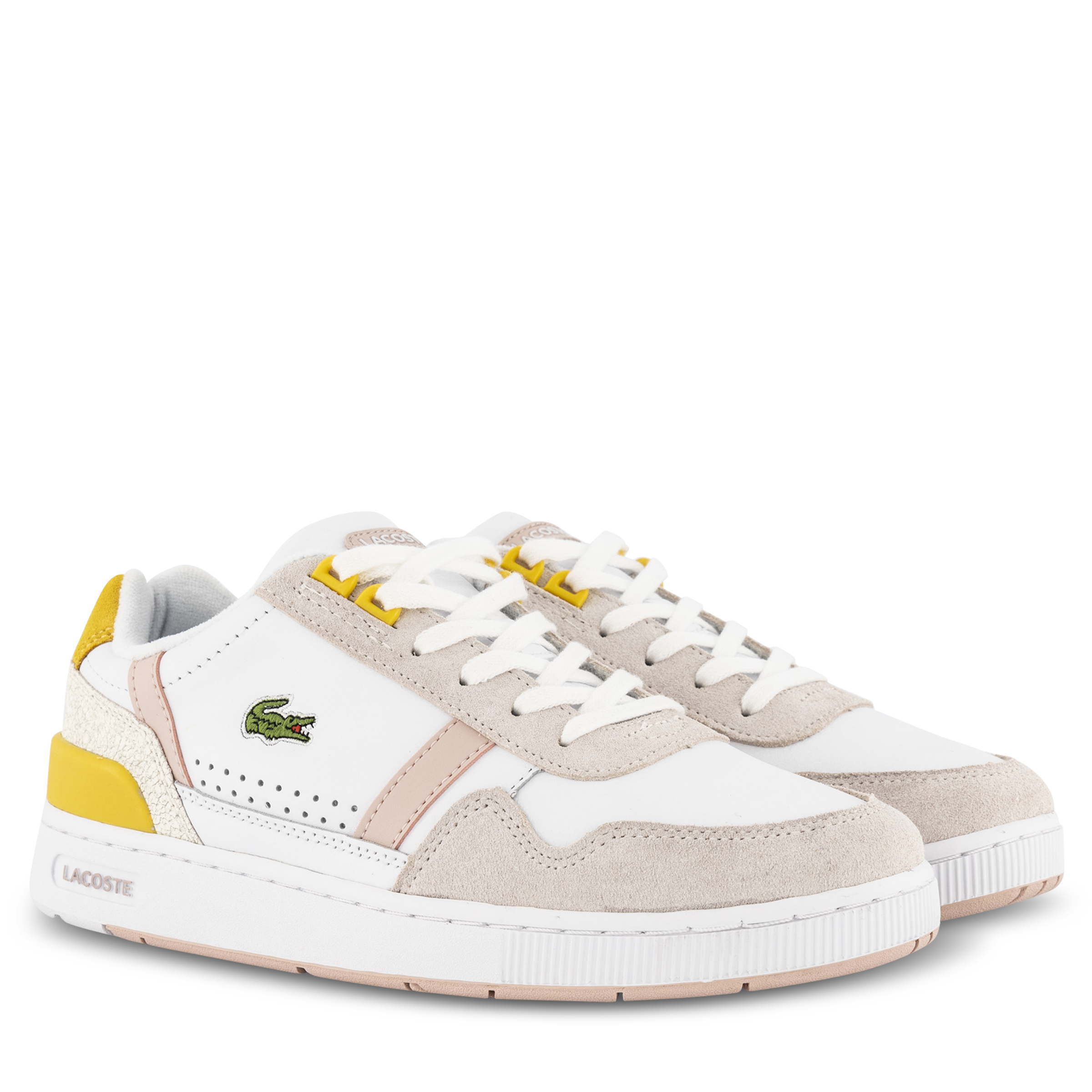 Lacoste T-Clip Womens Light Pink/White | Hype DC